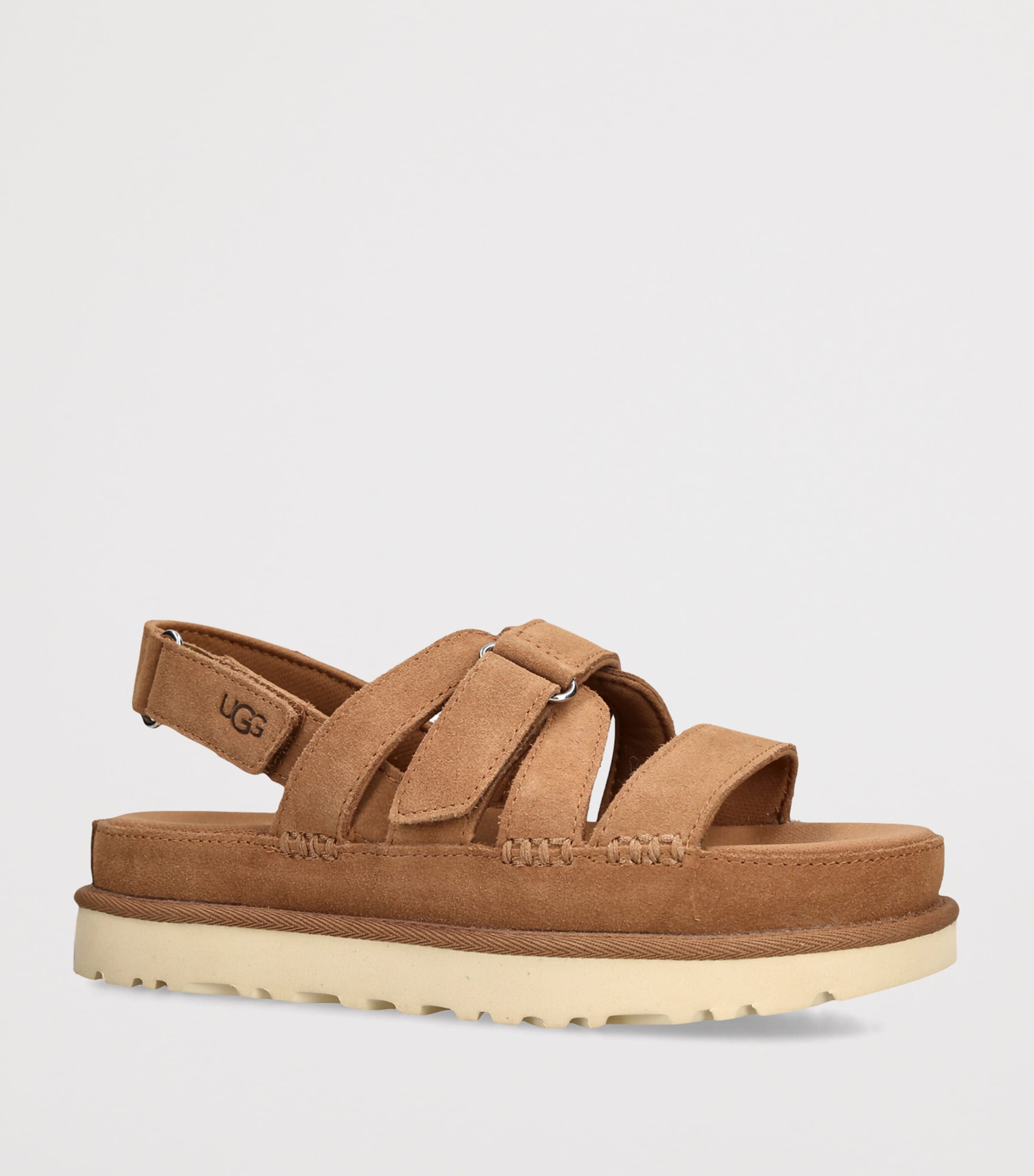 UGG Suede Goldenstar Gleam Sandals Tan Image 3