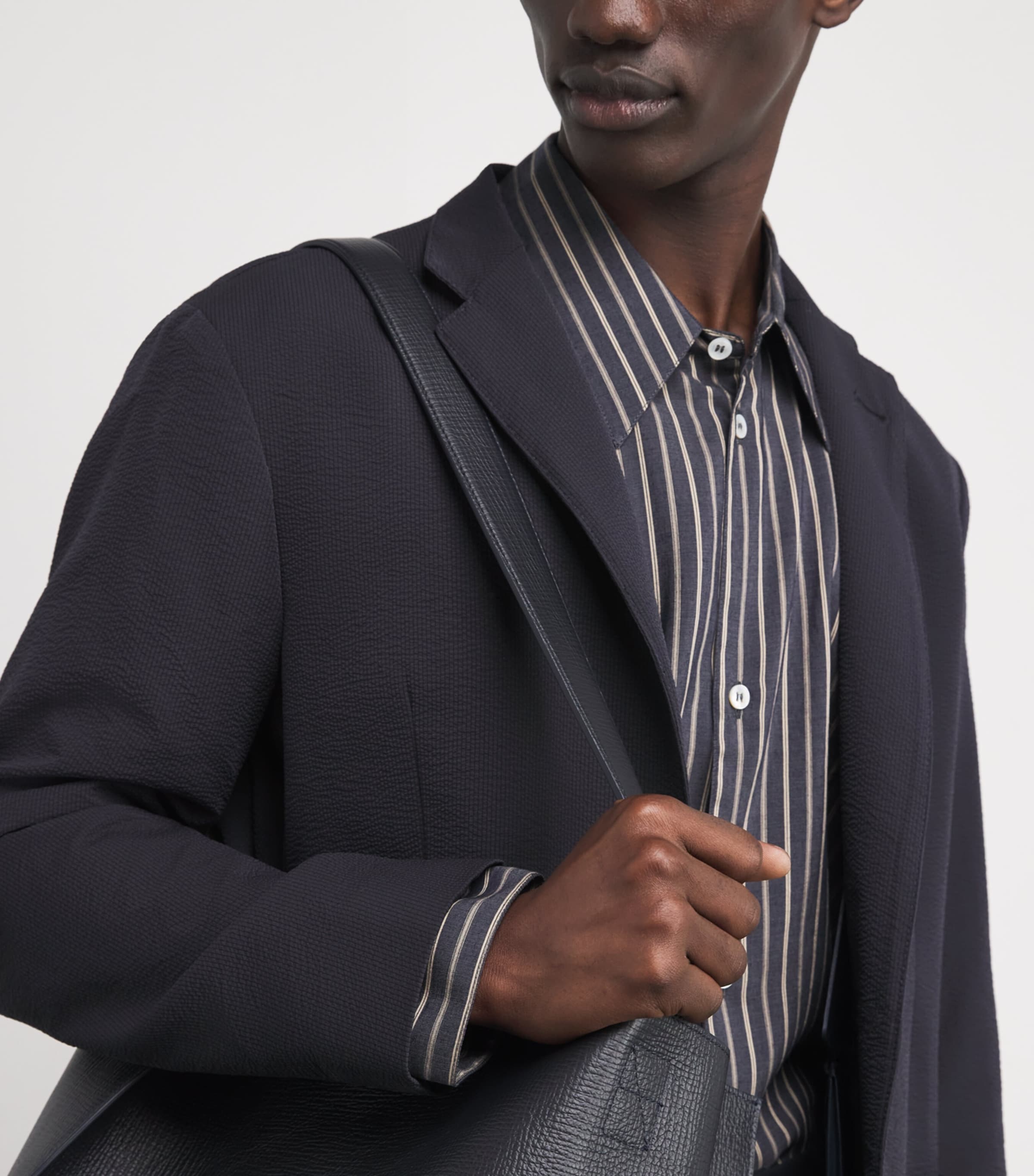 Seersucker Blazer BLUE 9200 Image 6