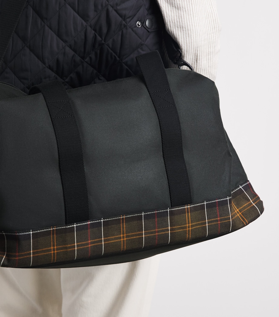 Barbour Field Wax Holdall Sage/classic Image 2