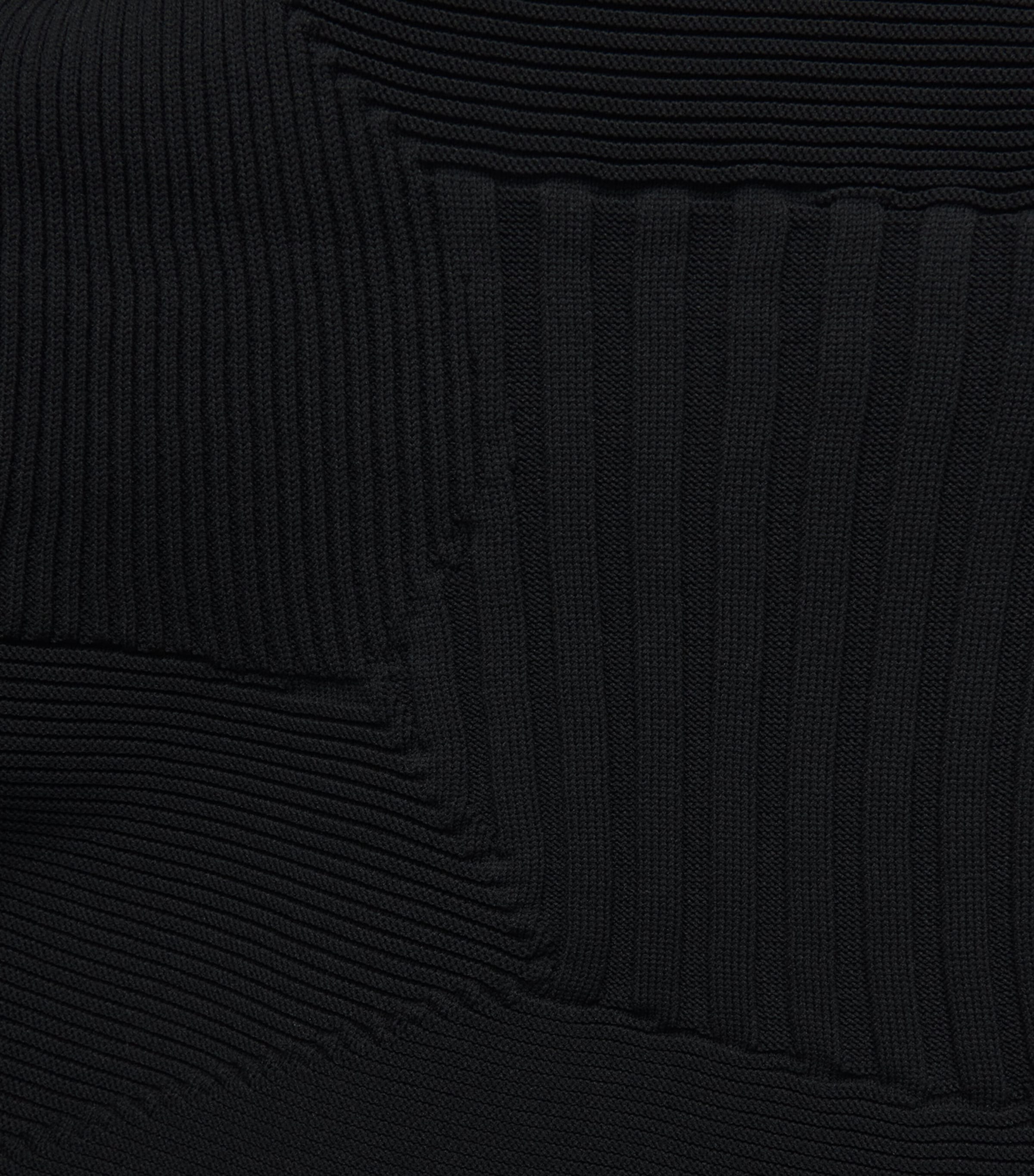 Issey Miyake Womens Kone Kone High-Neck Top Black Image 6