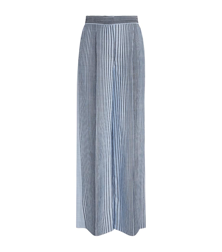Embroidered Stripe Alanel Trousers OXFORD BLUE/COBALT Image 1