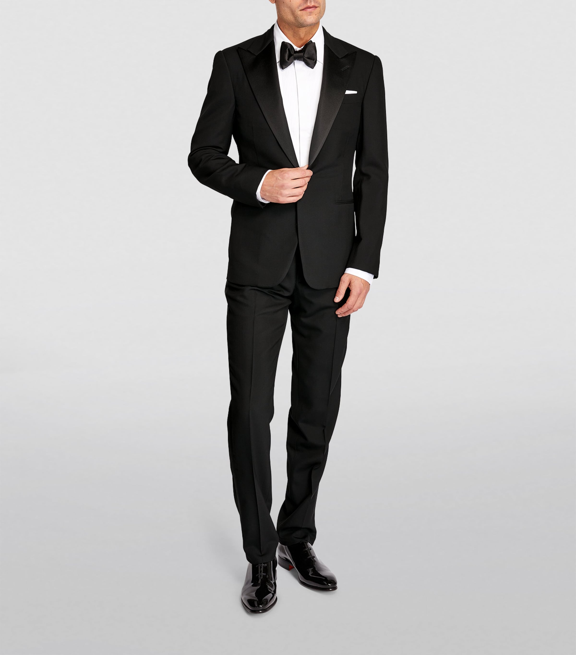 Ralph Lauren Purple Label Black 2-Piece Evening Suit | Harrods UK