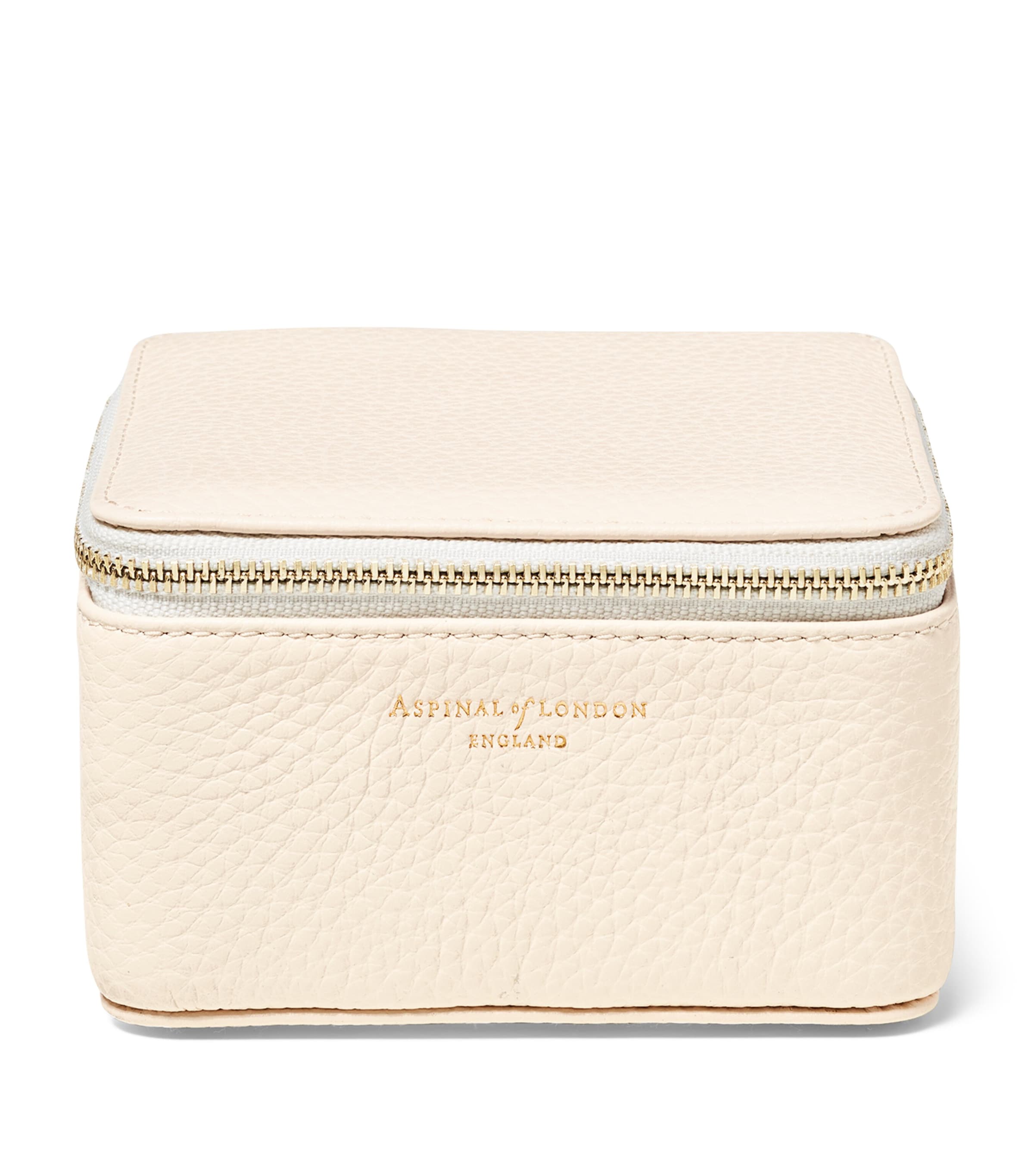 Aspinal Of London Leather Watch And Ring Box In Neutral