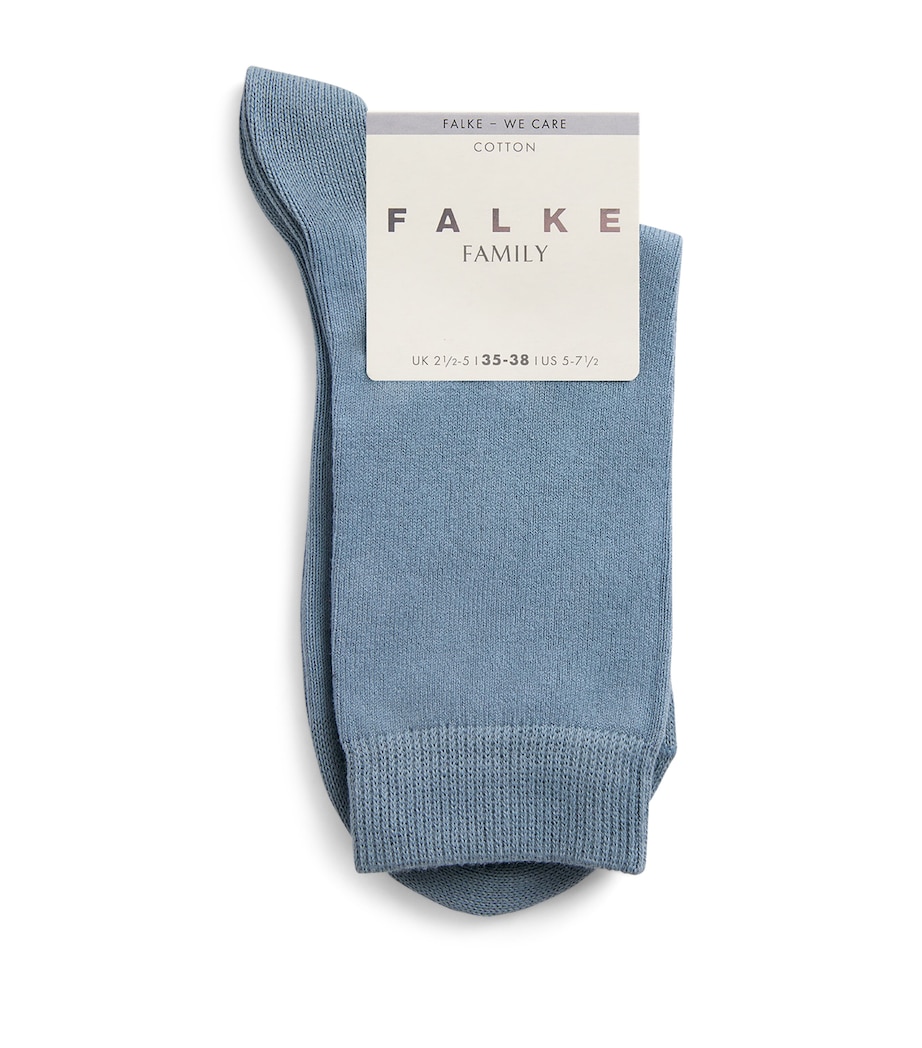 Falke Womens Mid-Calf Family Socks Monument Image 1