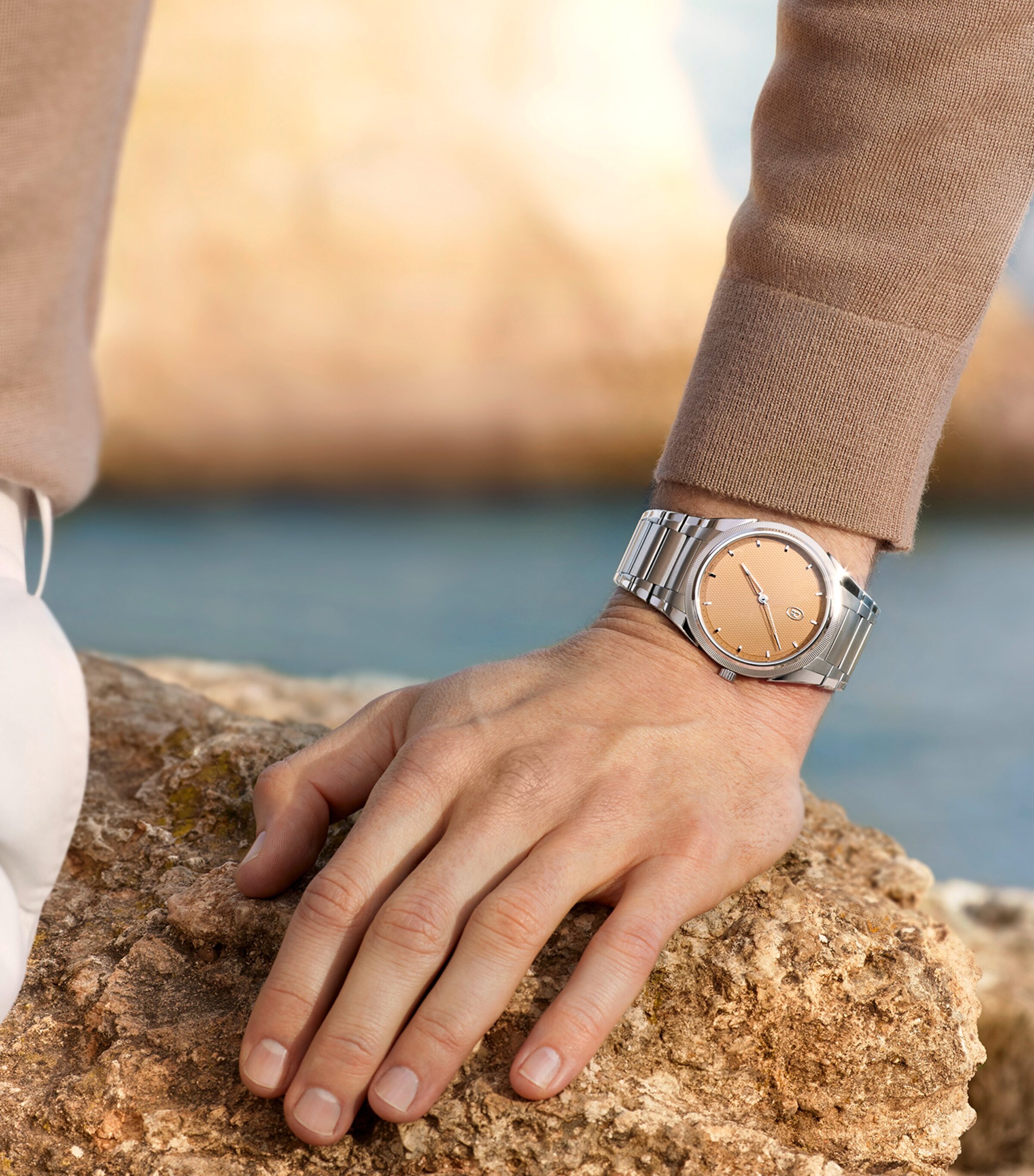 Stainless Steel TONDA PF Micro-Rotor No Date Watch 40mm GOLD Image 9