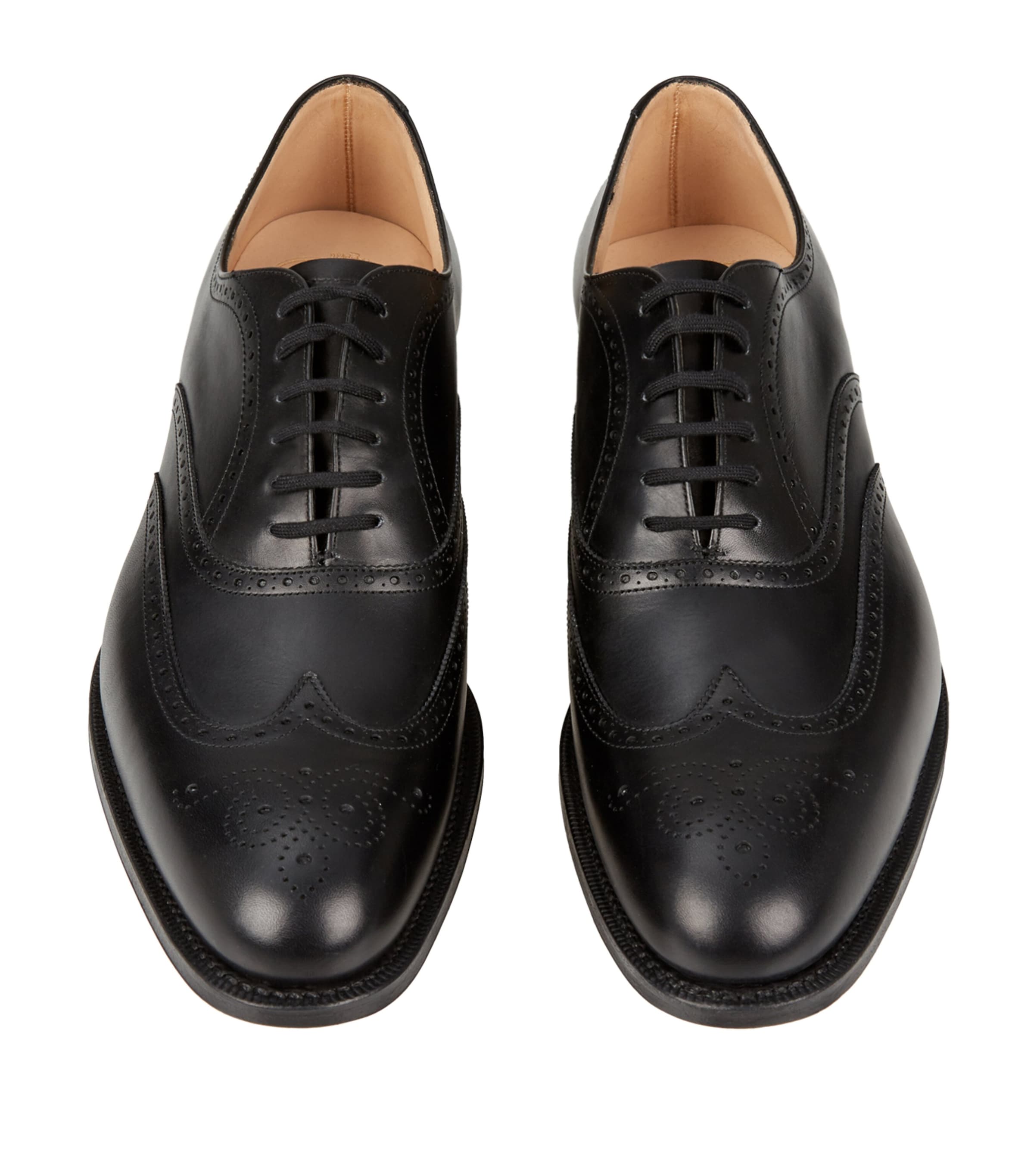 Church's Black Berlin Punched Oxford Shoes | Harrods UK