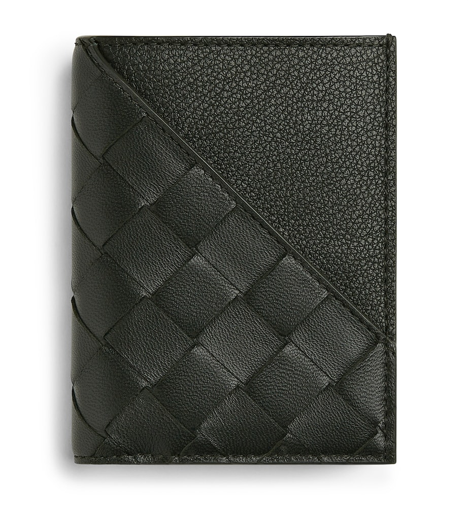 Leather Intrecciato Weave Wallet 3009 Image 1