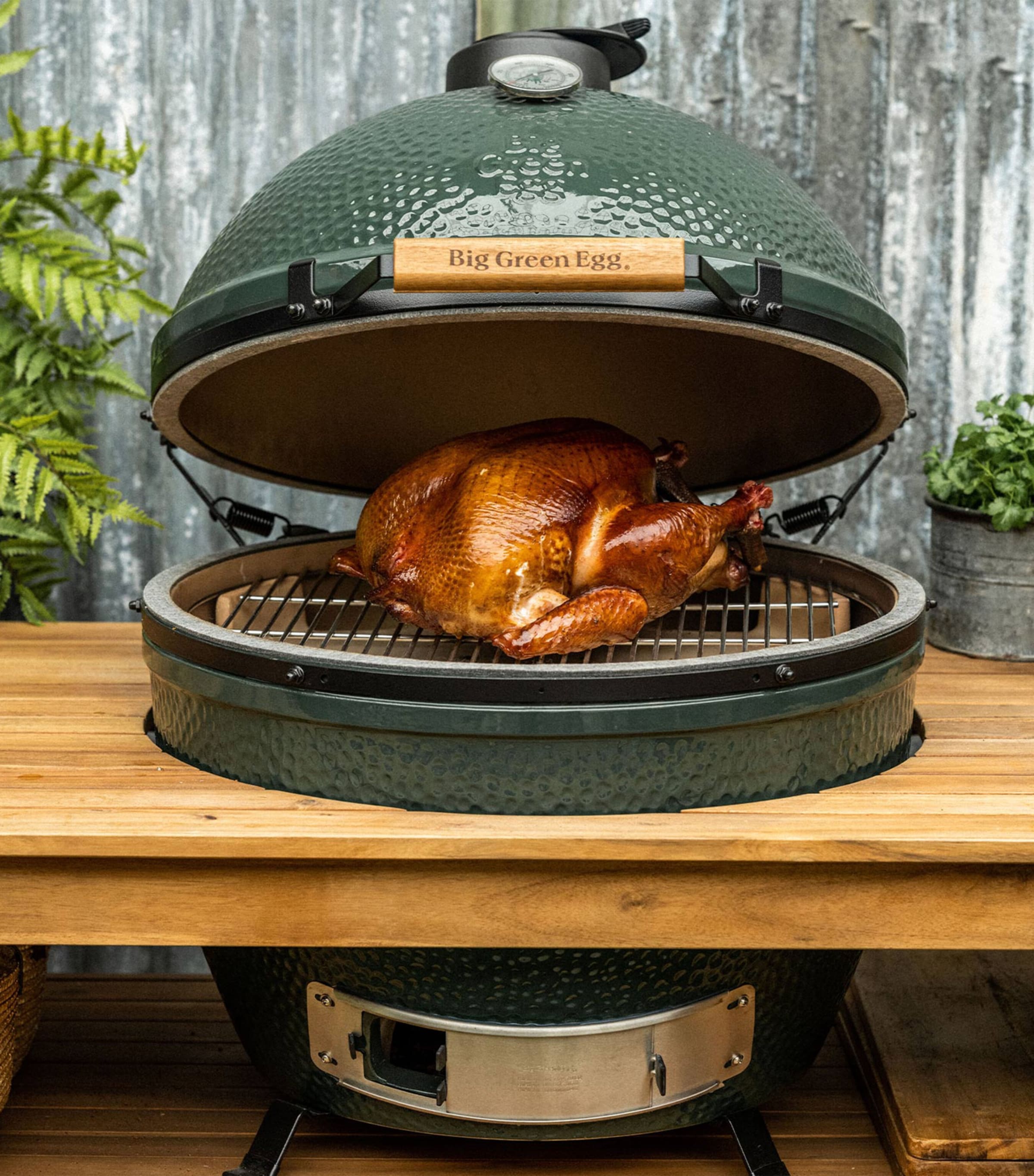 XL Big Green Egg GREEN Image 7