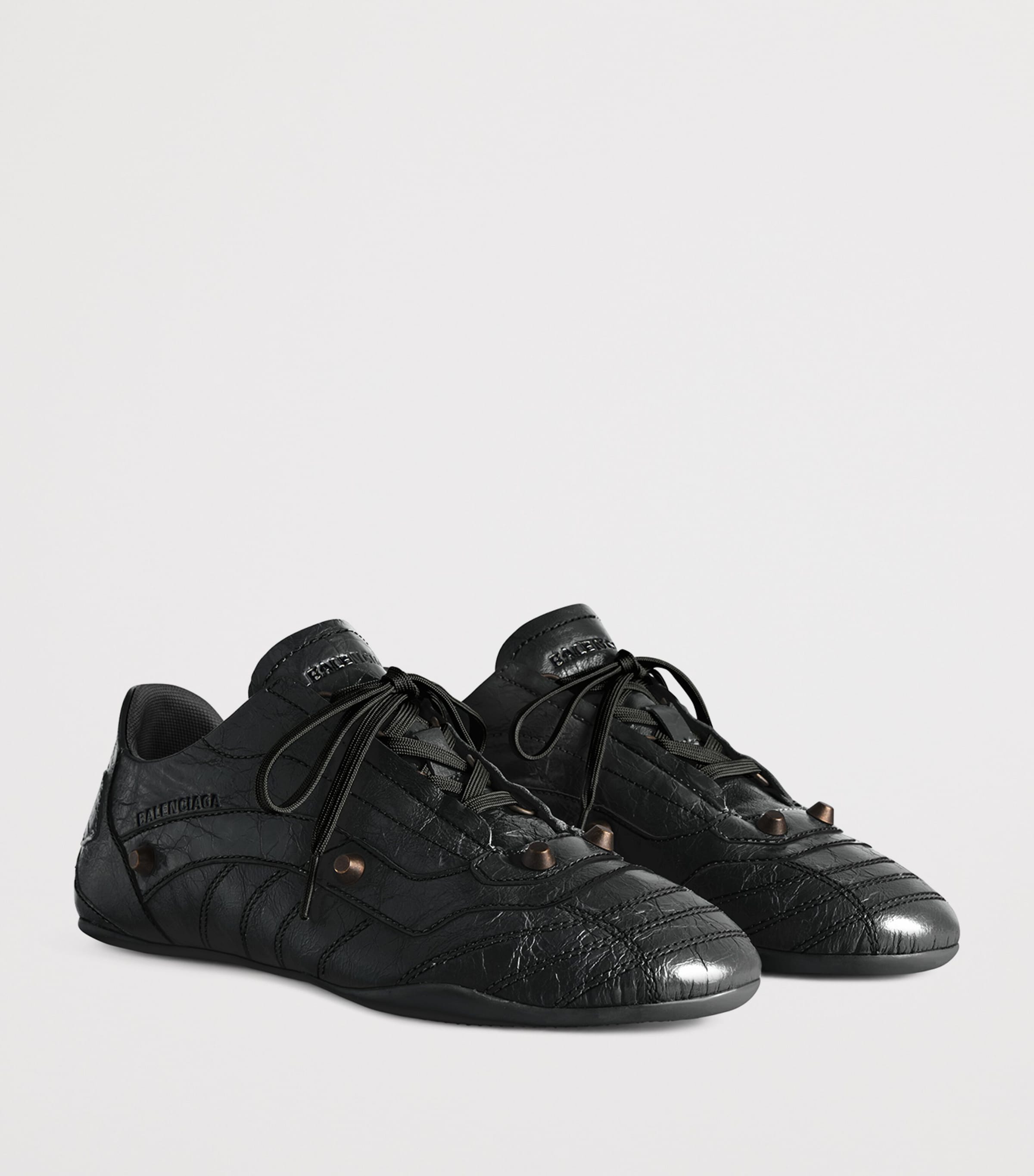 Balenciaga Leather City Sneakers Image 4