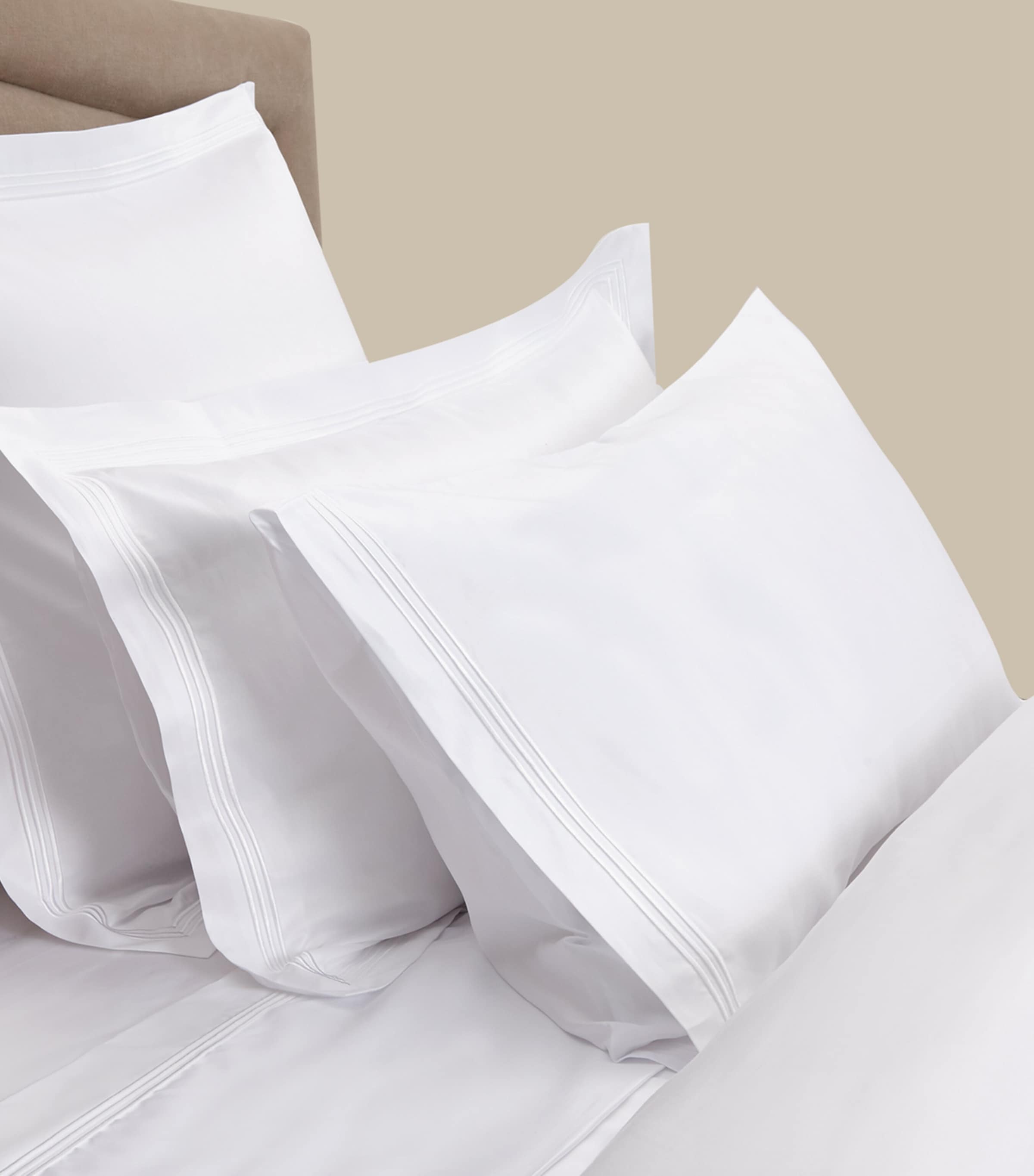 Lancaster Housewife Pillowcase (50cm x 75cm) WHITE Image 2