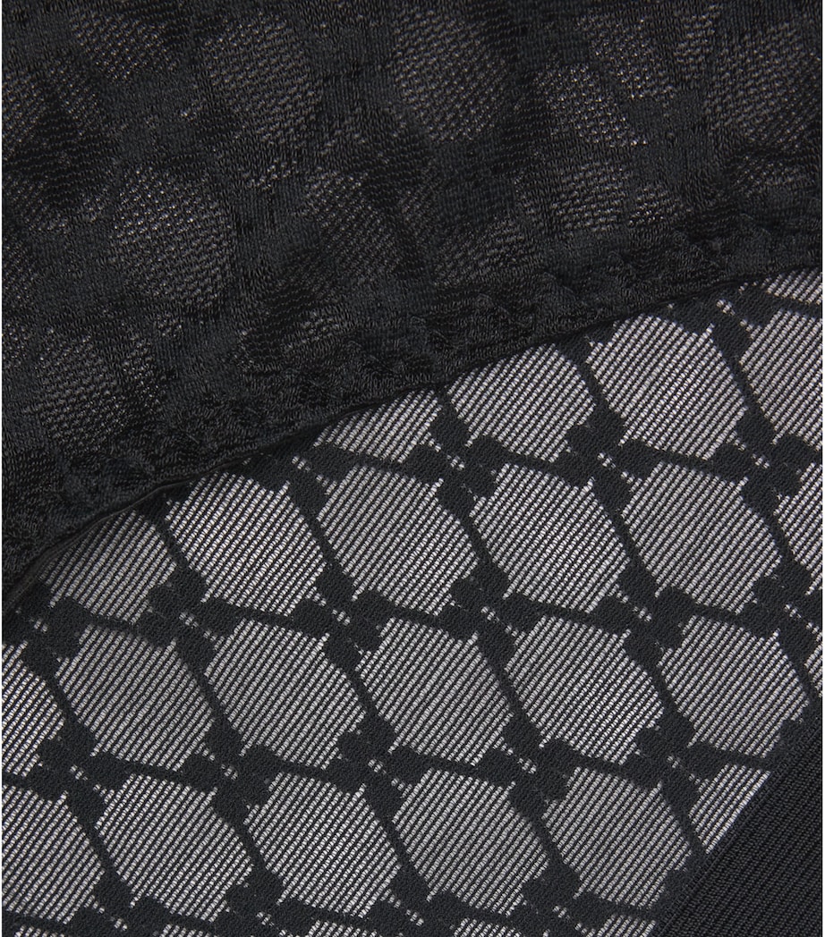 Simone Perele Womens Lace Plume Control Briefs Black Image 4