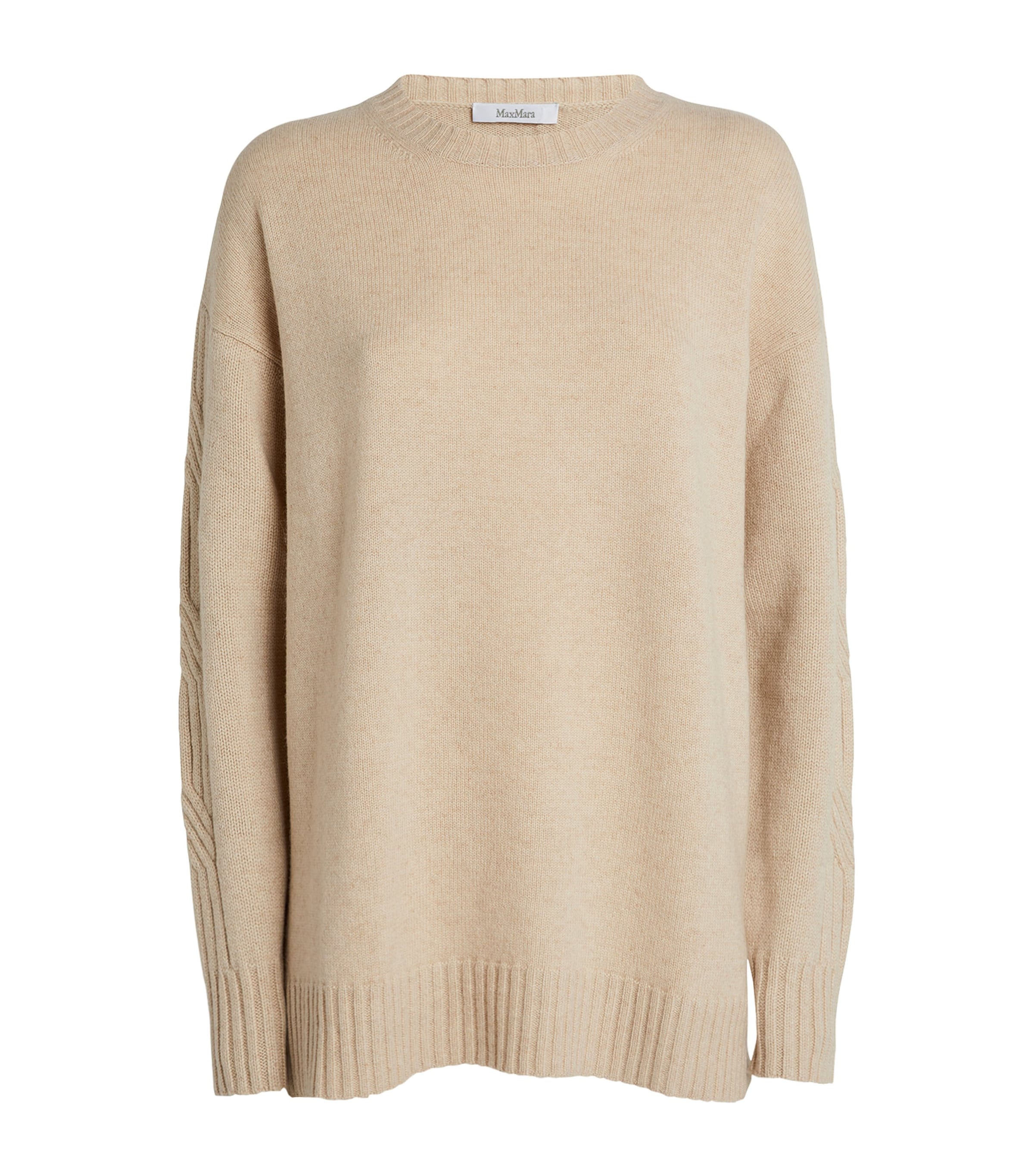 Shop Max Mara Cashmere Sweater In Beige