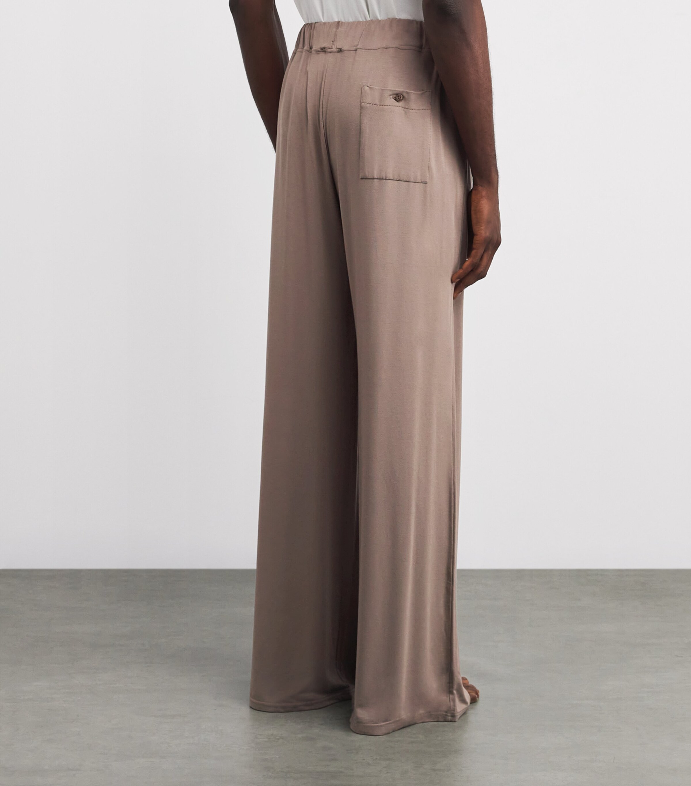 Drawstring Loose Pyjama Bottoms UMB UMBER Image 4