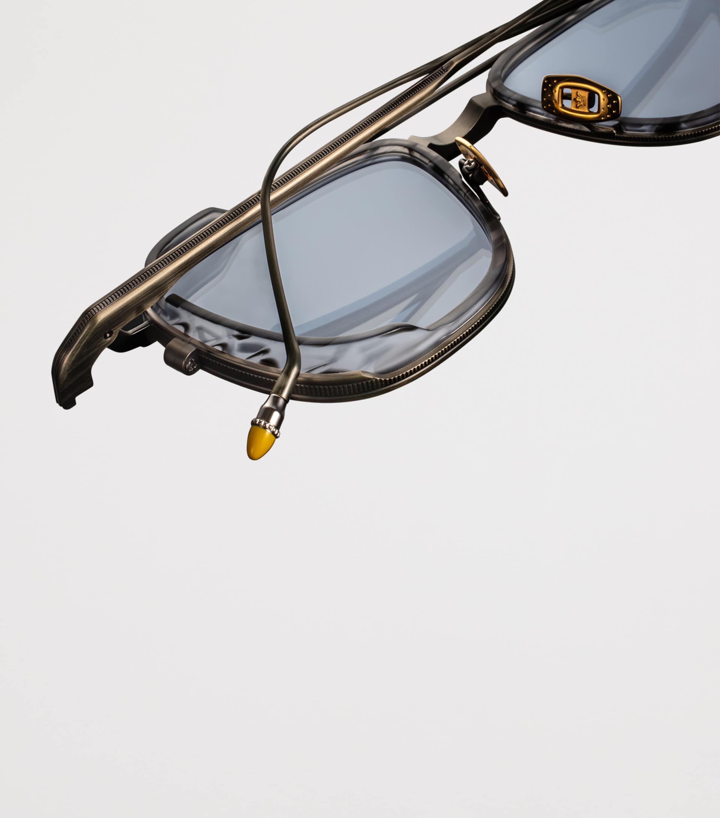Jacques Marie Mage Ayrton Senna 1992 Sunglasses Antique Gunmetal Image 3