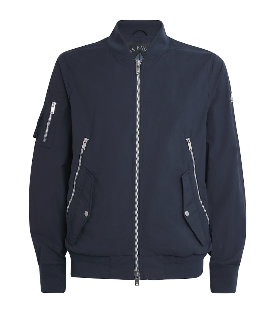 Courville Crinkle Bomber Jacket 833 NAVY Image 1