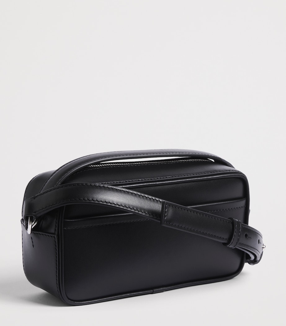Jacquemus Leather Le Baneto Shoulder Bag Black Image 3