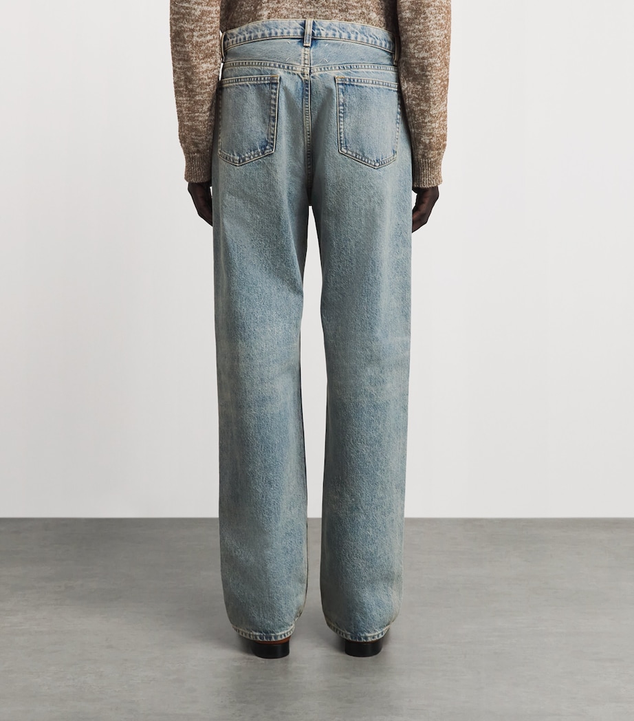 Maison Margiela Mens Wide-Leg Jeans Ice Blue Image 5