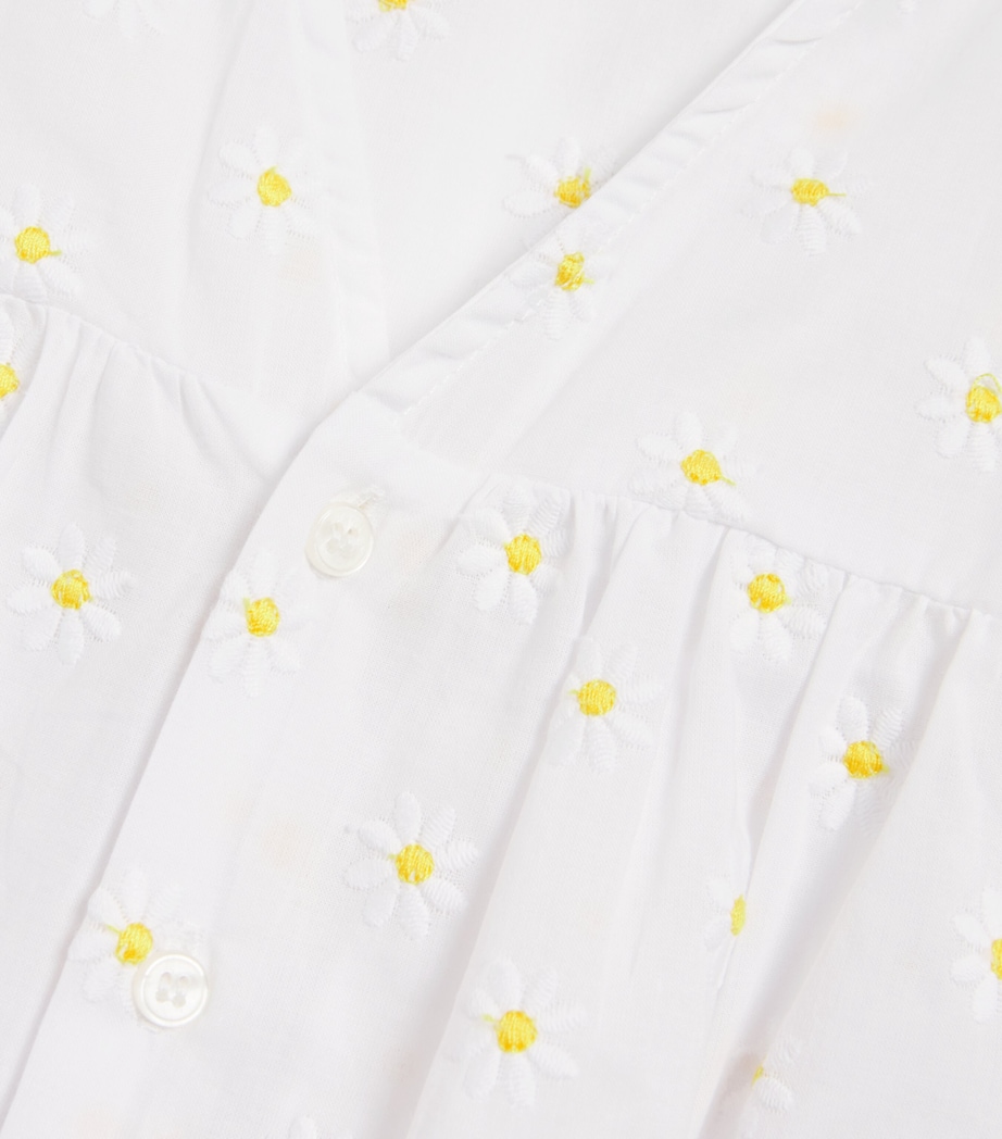 Embroidered Daisy Bodysuit (3-18 Months) 010 WHITE Image 2