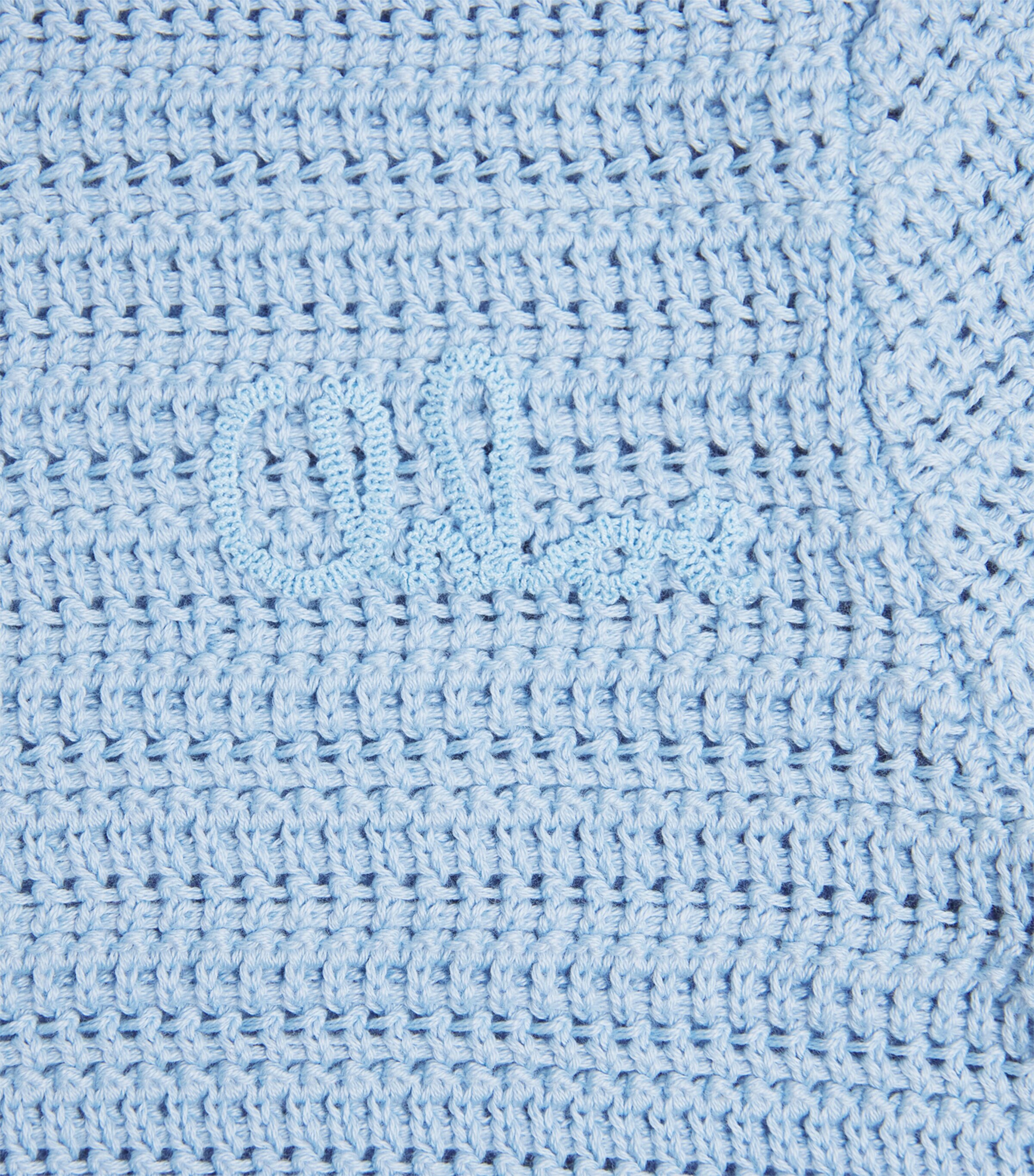 Chloé Kids Womens Cotton Embroidered Logo Sweater (4-14 Years) Water Image 3