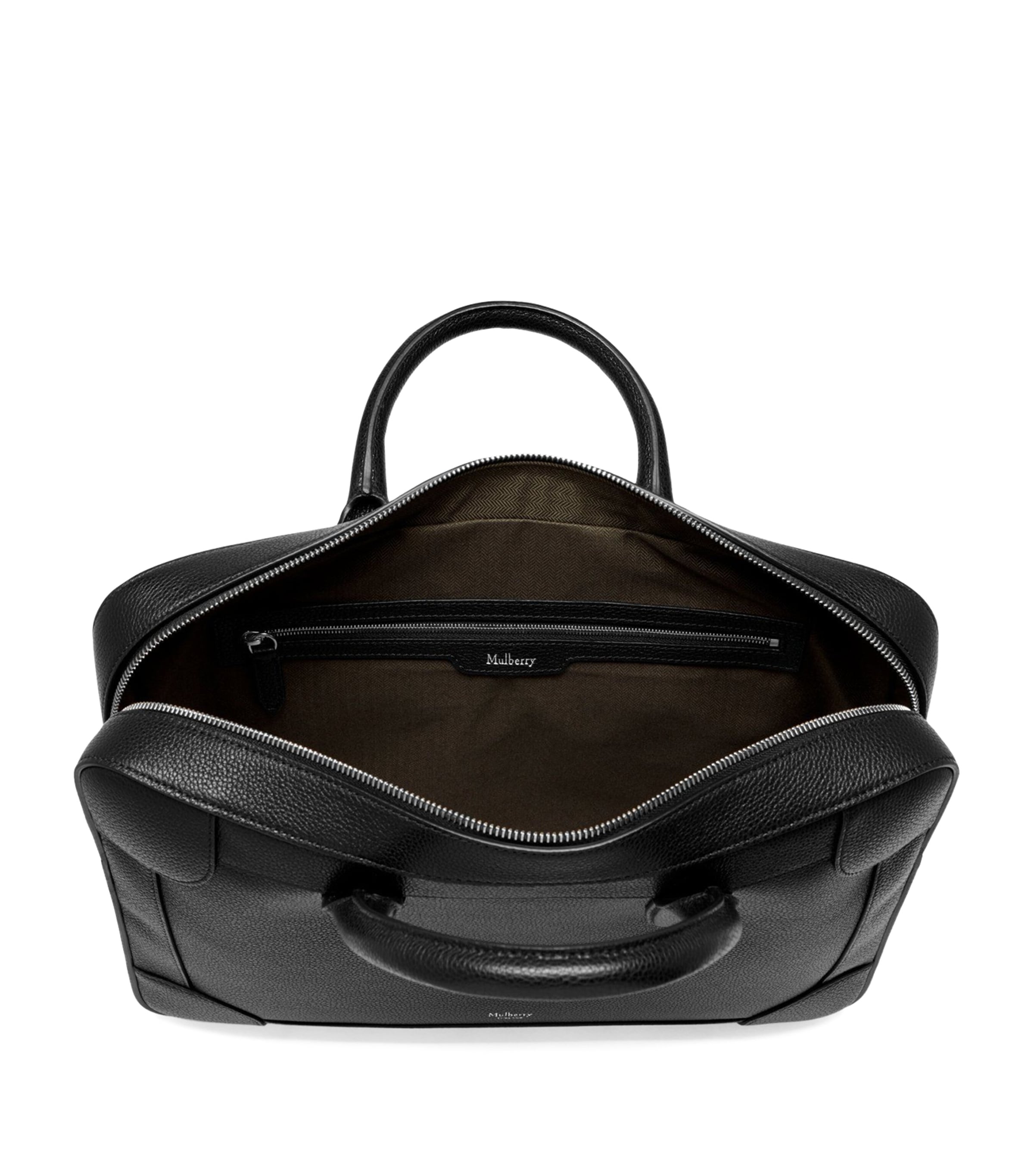 Mulberry Leather Belgrave Briefcase Black Image 4