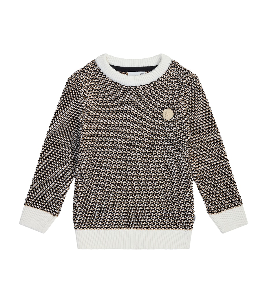Double Monogram Sweater (4-16 Years) BLACK Image 1