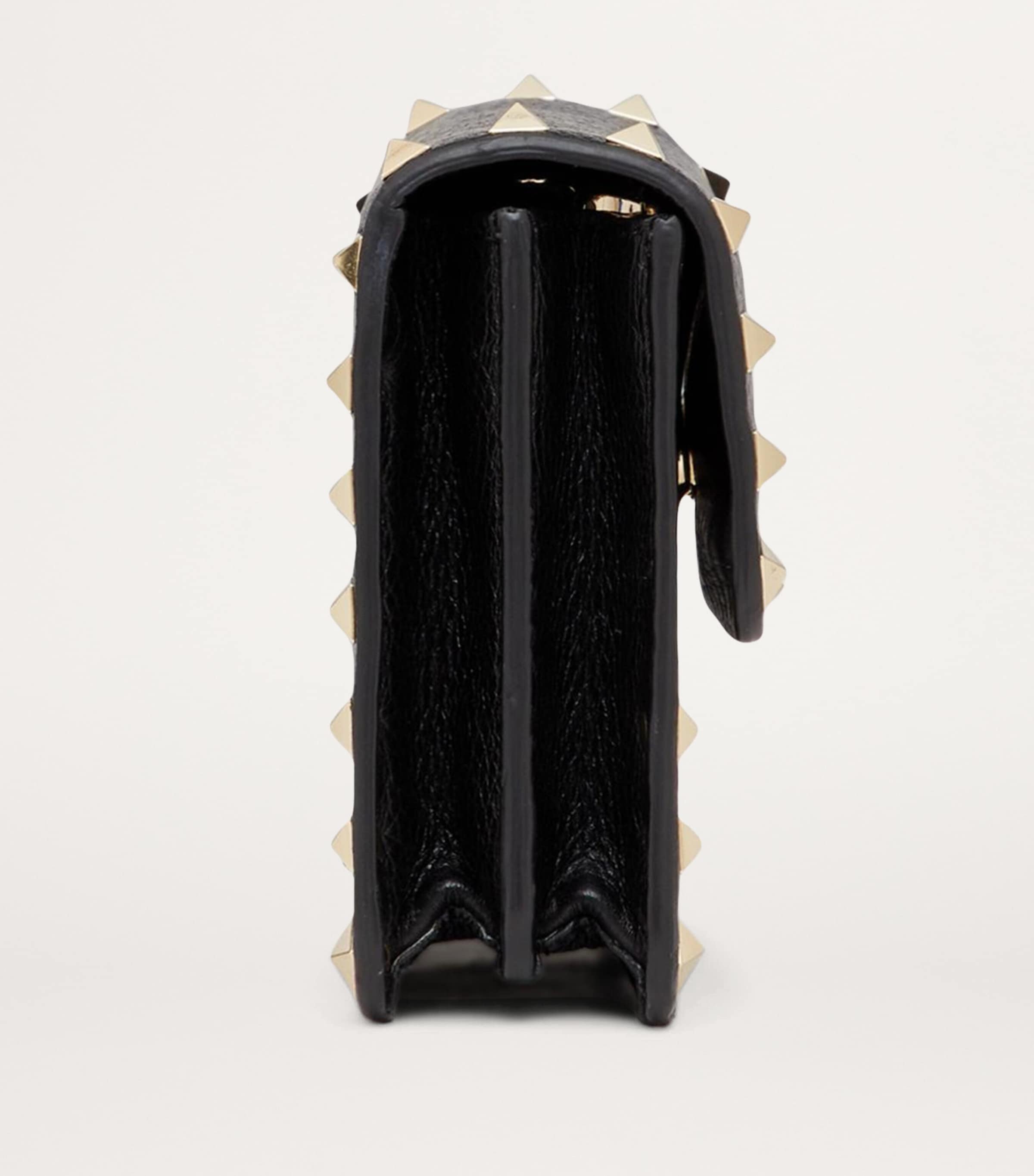 Leather Rockstud Chain Wallet 0NO Image 7