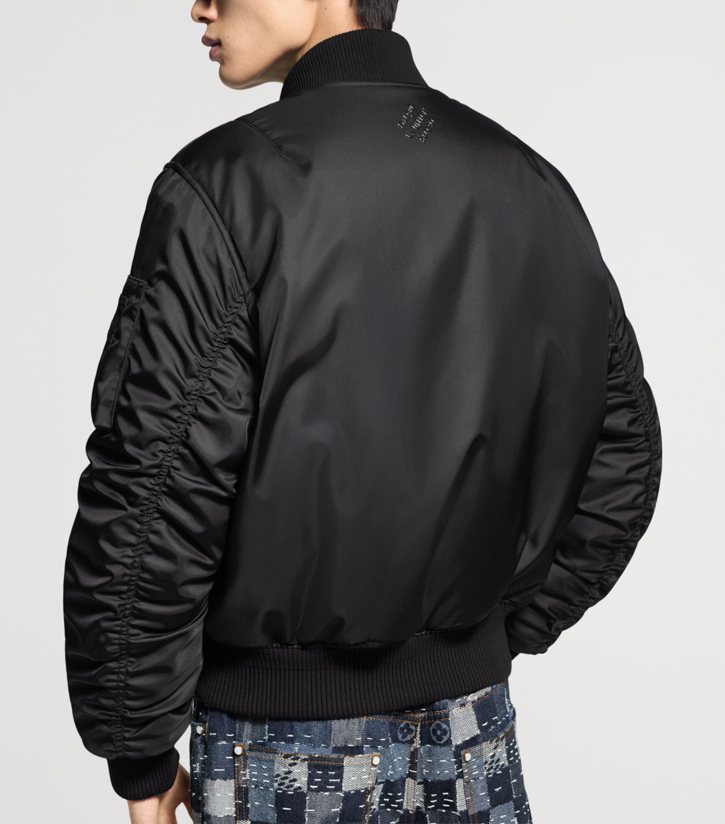 Technical Twill Flight Jacket BLACK Image 2