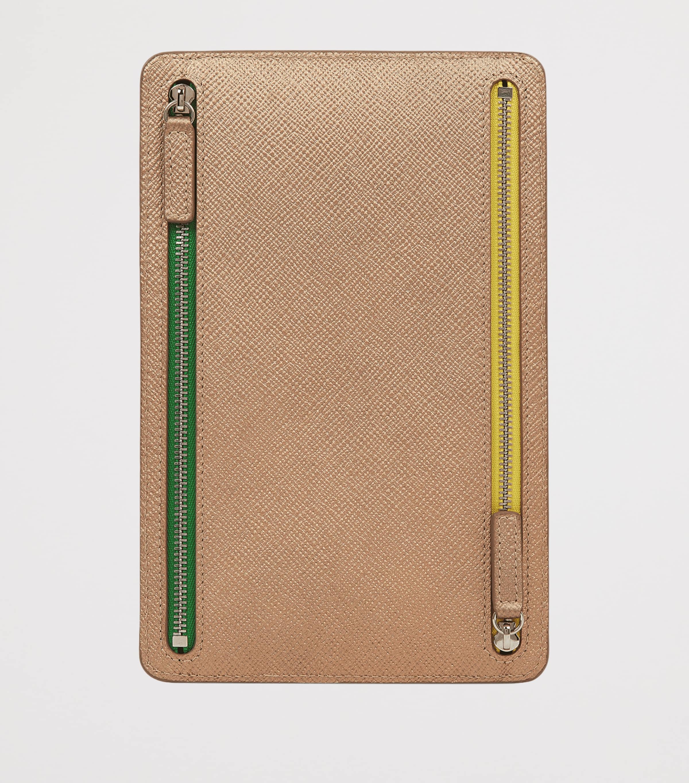 小物 Smython PANAMA WALLLET Smythson Metallic Panama Leather Multi-Zip Wallet | Harrods ZA