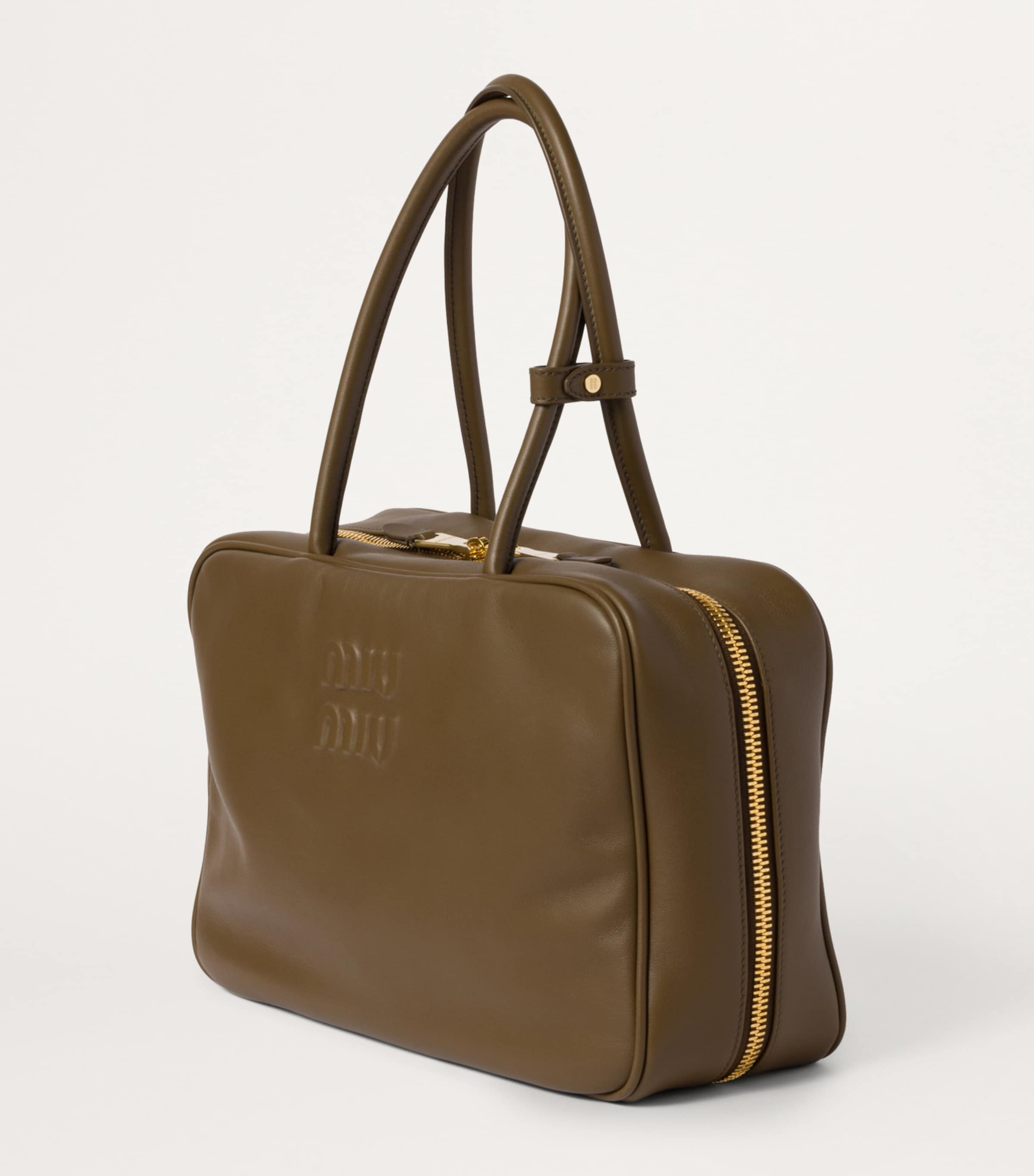 Miu Miu Leather Beau Shoulder Bag | Harrods DE