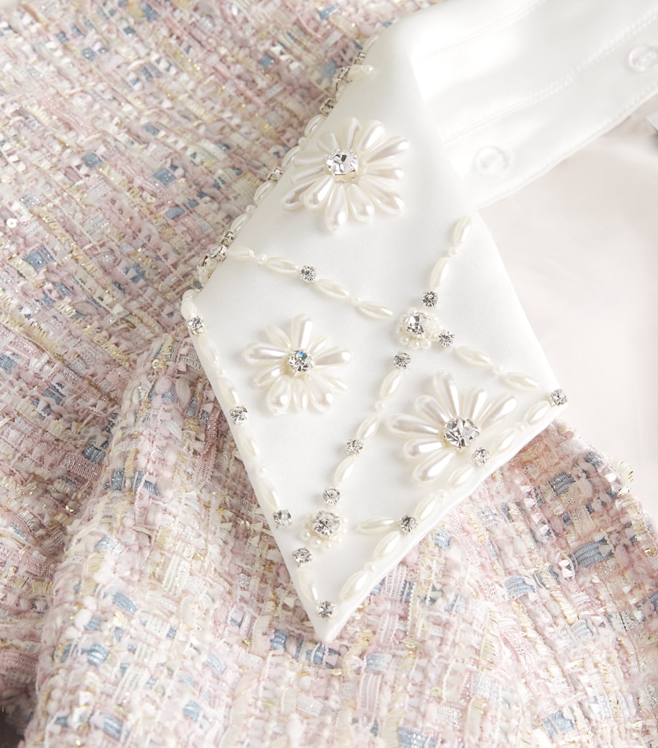 Tweed Embellished Goldie Jacket PINK MULTI Image 5