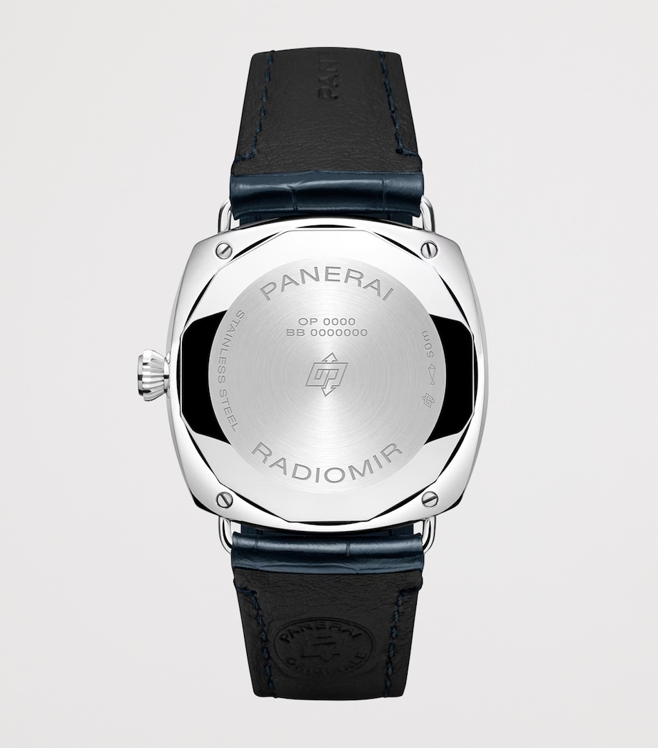 Panerai Steel Radiomir Watch 40mm Blue Image 2
