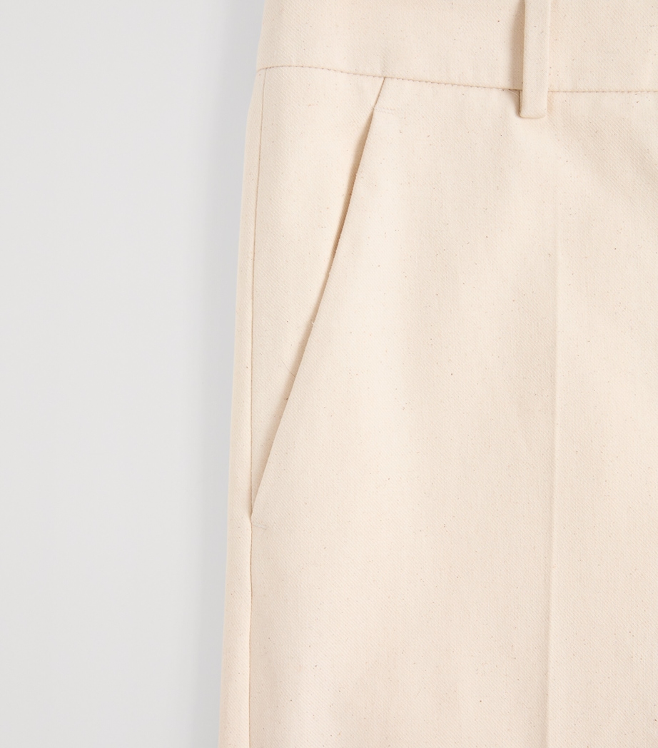 Cotton Straight-Leg Trousers 1SS Image 6