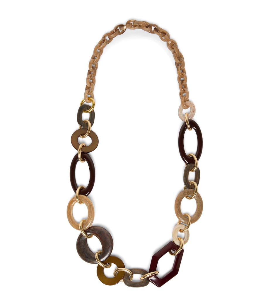 Max Mara Beaded Necklace Clay Image 1