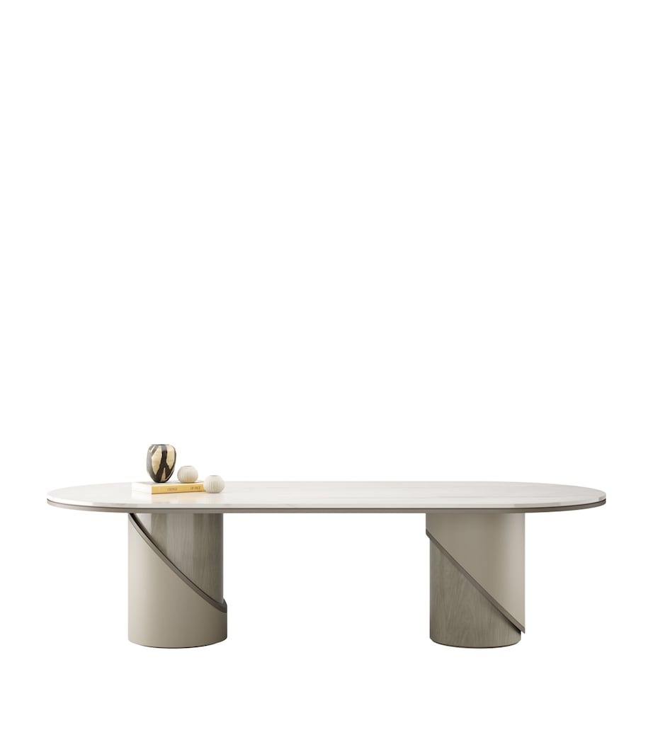 Frato Wood Tbilisi Dining Table Grey Image 1