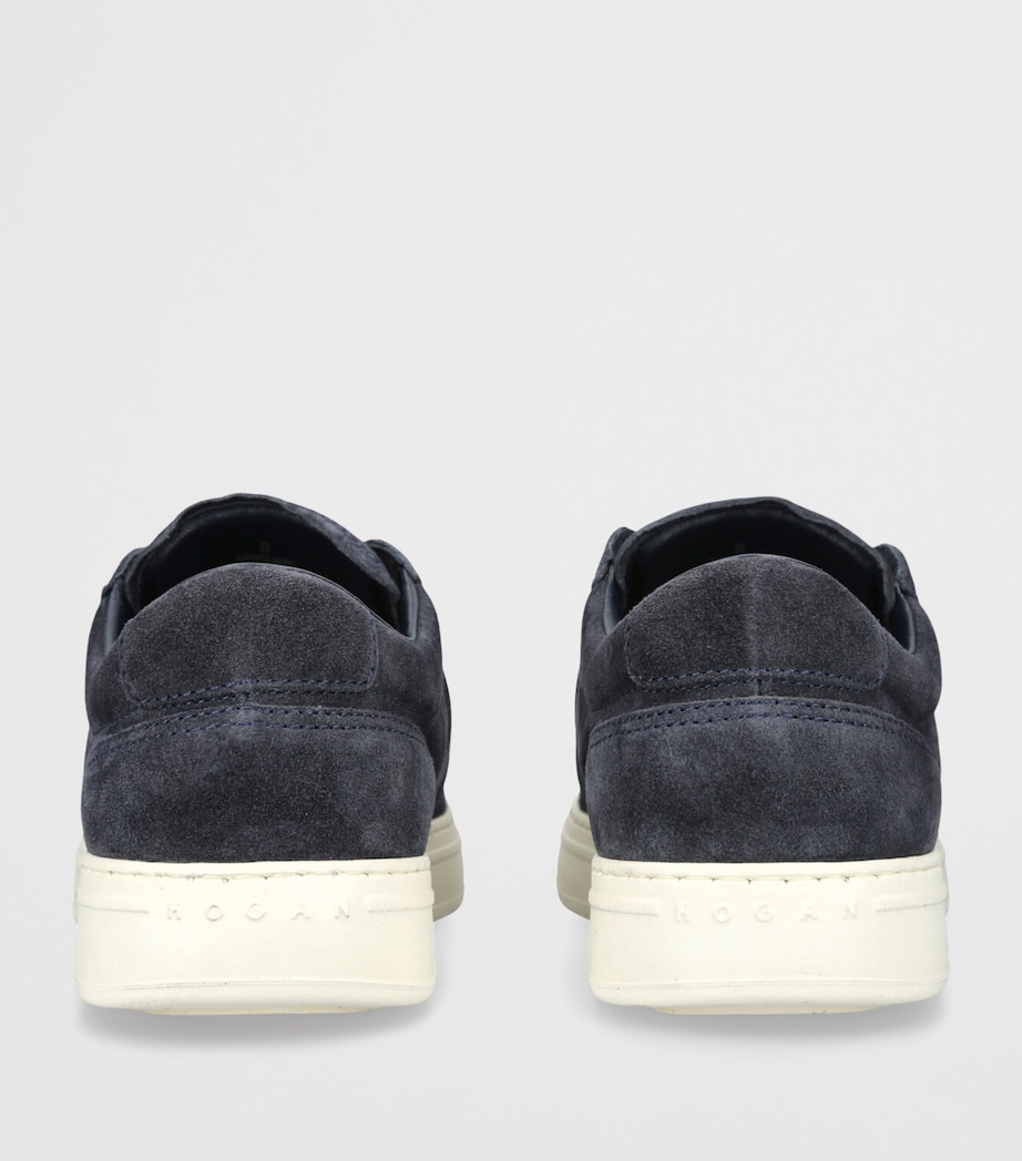 Suede H668 Slip-On Sneakers NAVY Image 2