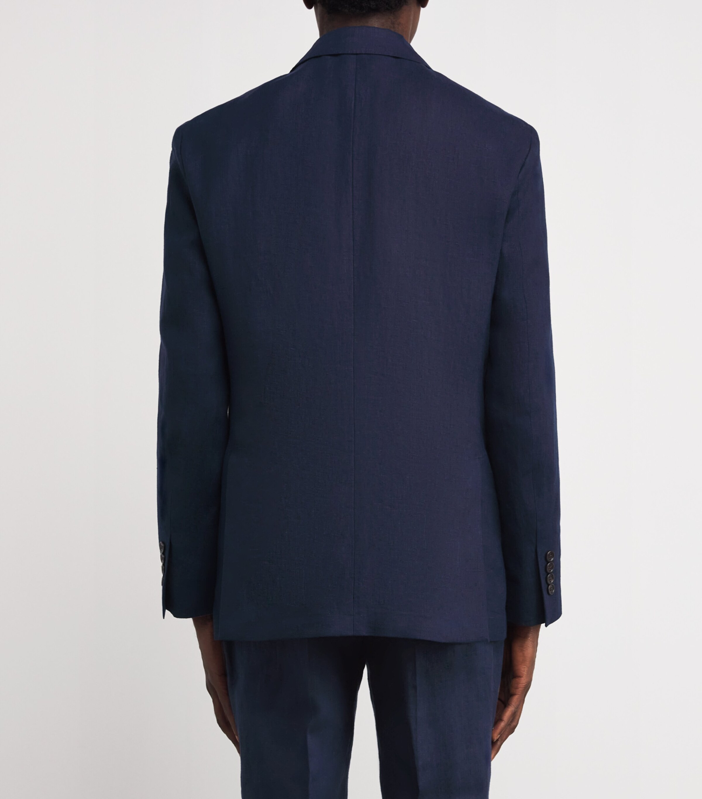 Linen Blazer NAVY Image 4