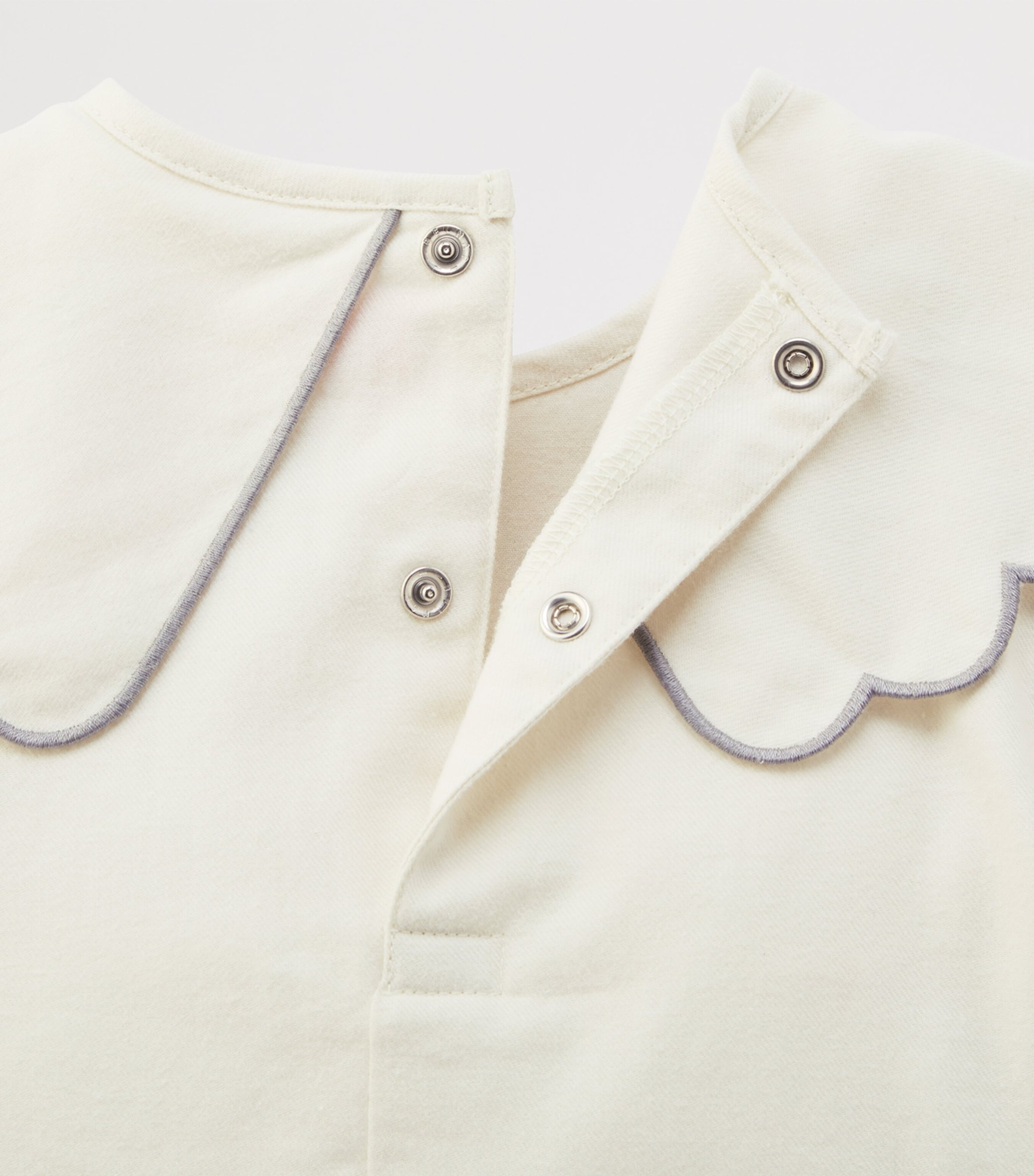 Miki House Cotton Embroidered Blouse (12 Months-5 Years) Image 3
