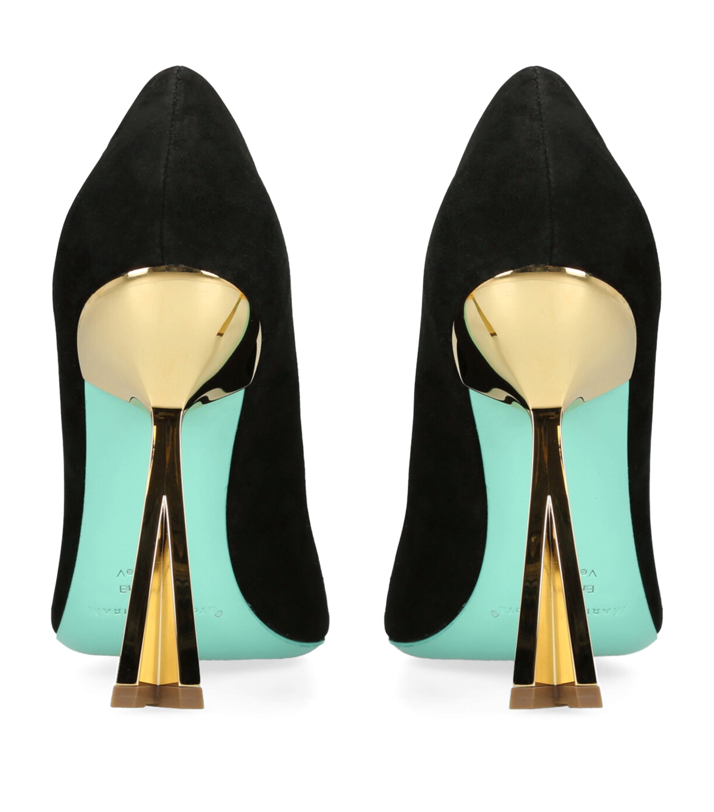 Suede As I Am Pumps 100 BLACK Image 2