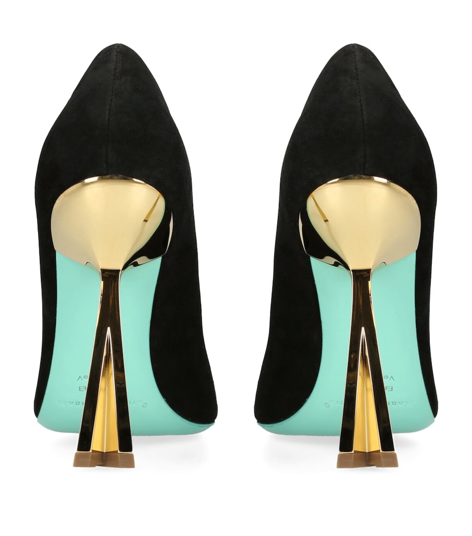 Suede As I Am Pumps 100 BLACK Image 2