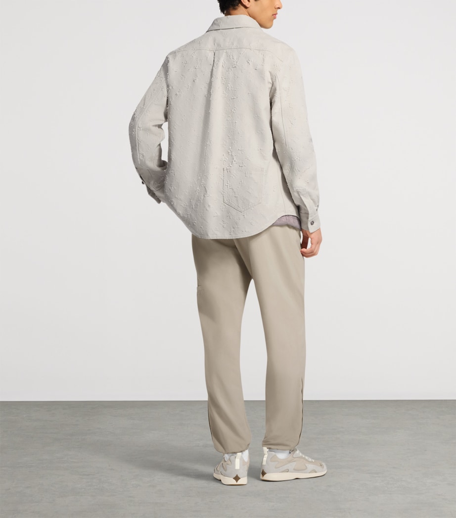 LOUIS VUITTON Mens Denim Monogram Overshirt Rainy Day Image 4