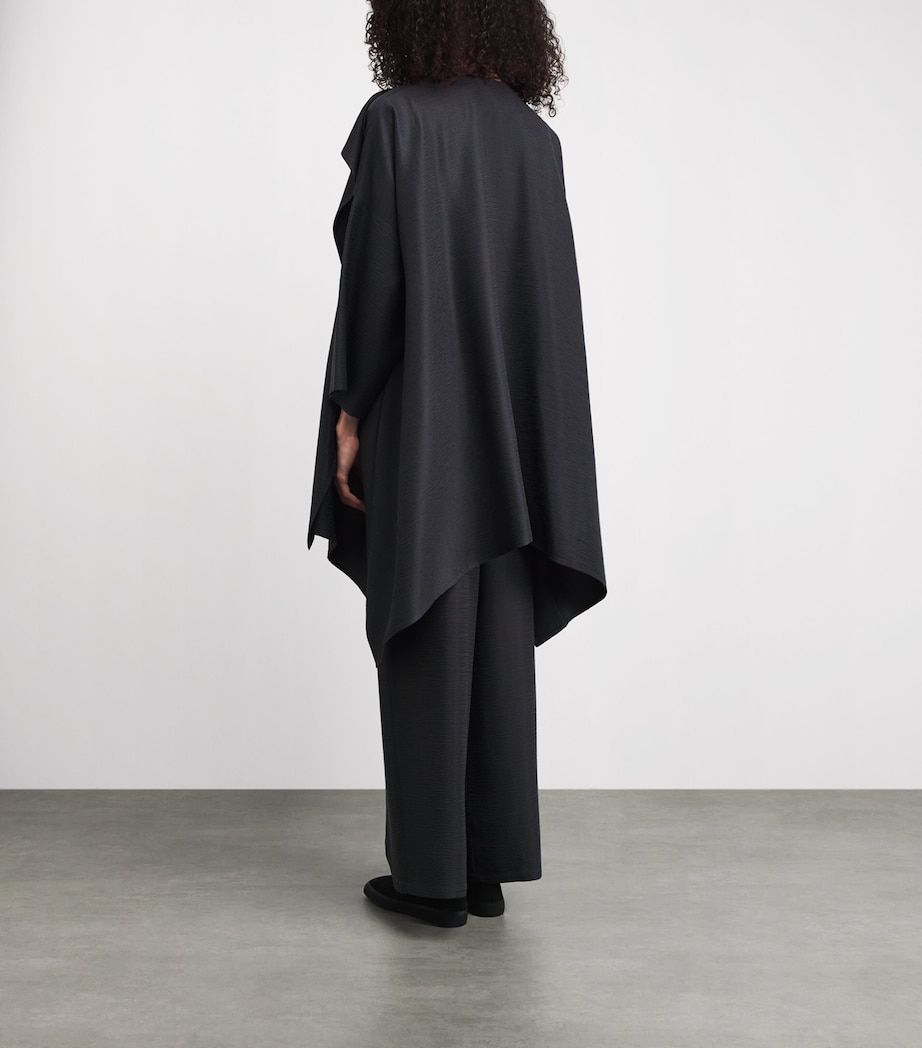 Silk Plissé Jacket SLATE Image 5