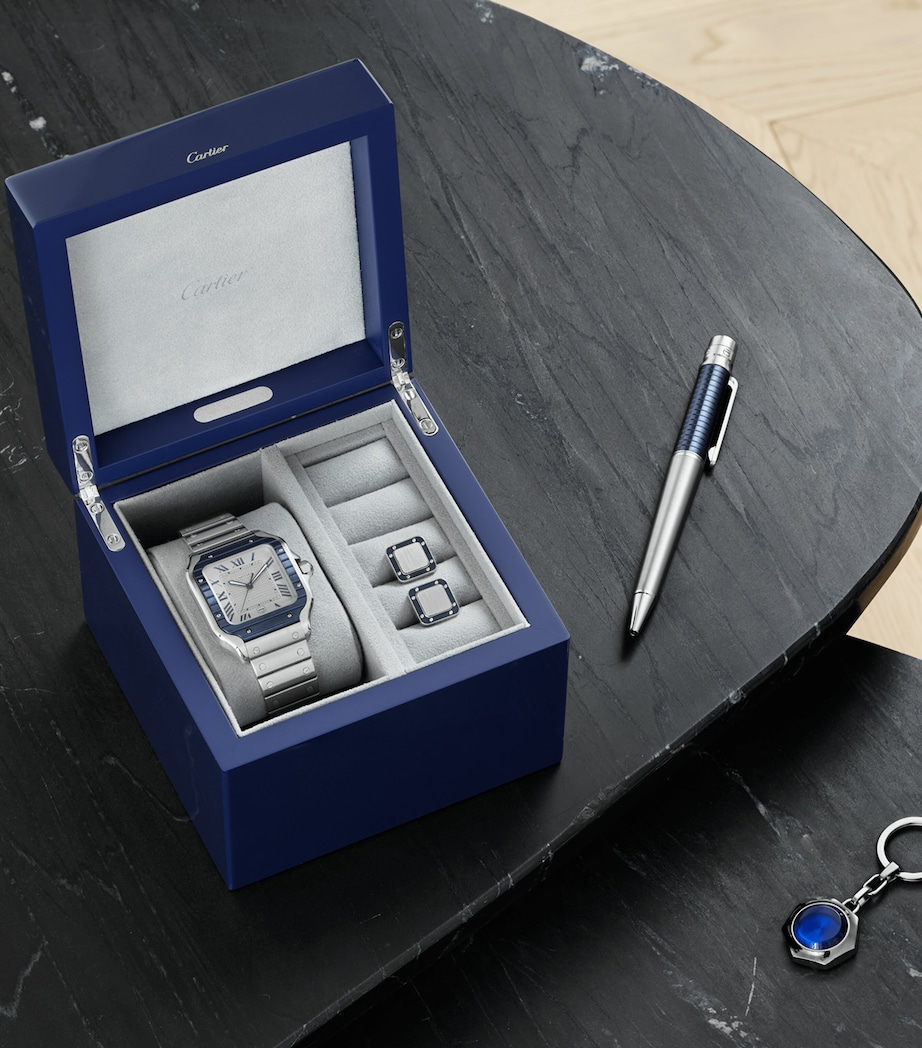 Santos de Cartier Ballpoint Pen BLUE Image 7