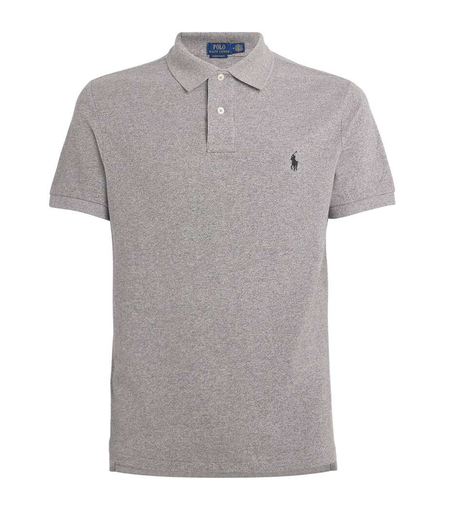 Cotton Polo Shirt CANT HEATHER Image 1