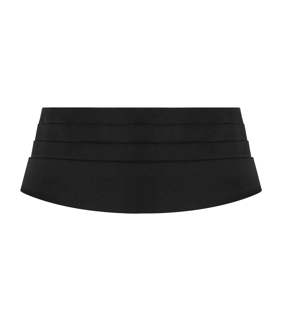 Silk Cummerbund N0000-BLACK Image 1