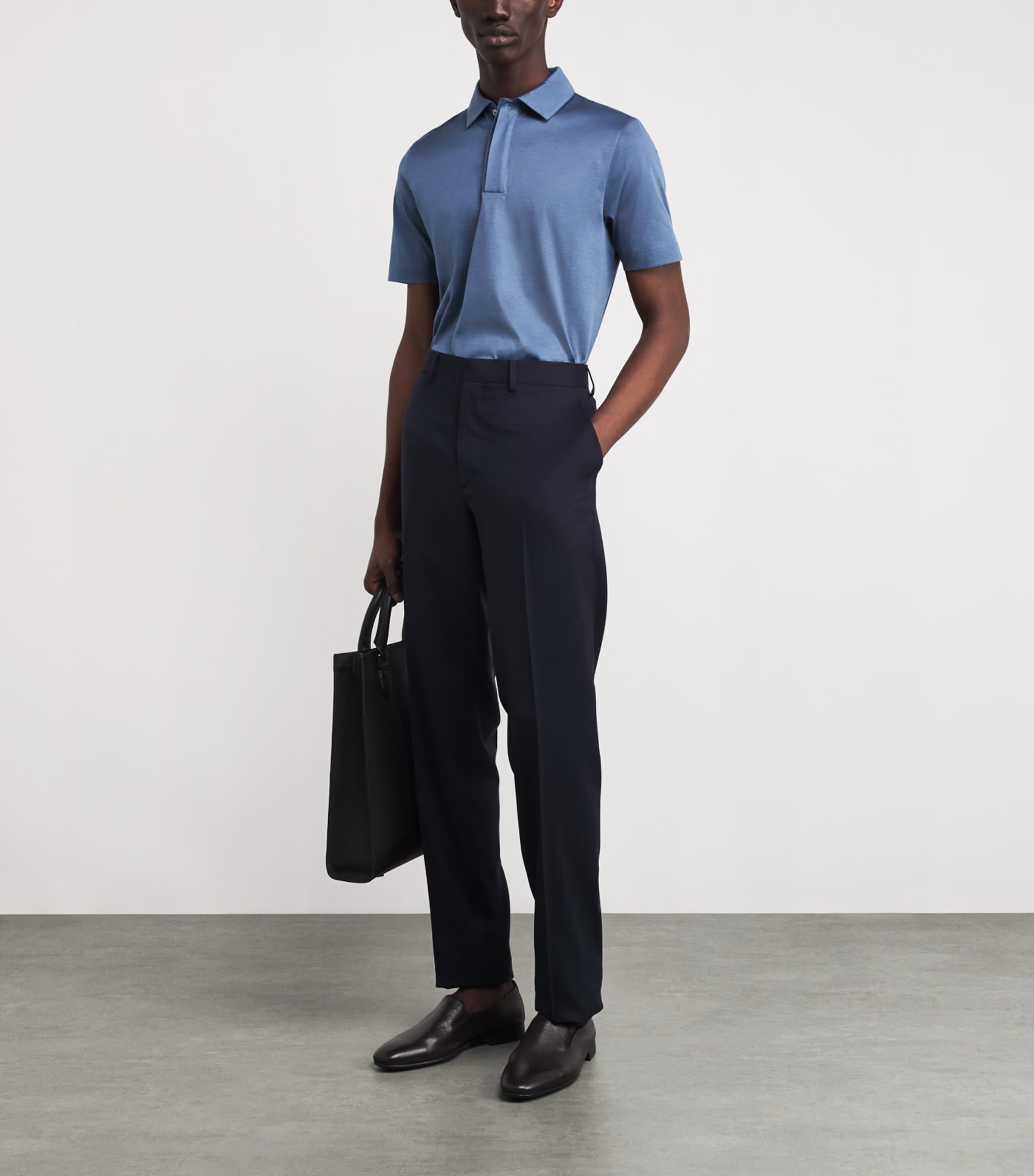 Mercerised Cotton Polo Shirt 403 Image 2