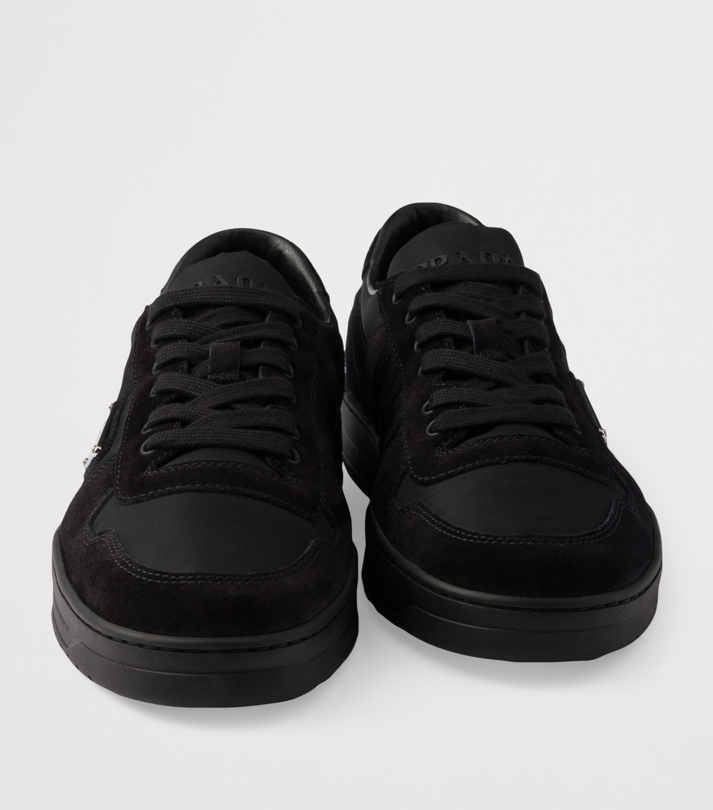 Suede and Re-Nylon Downtown Sneakers F0002 Image 6