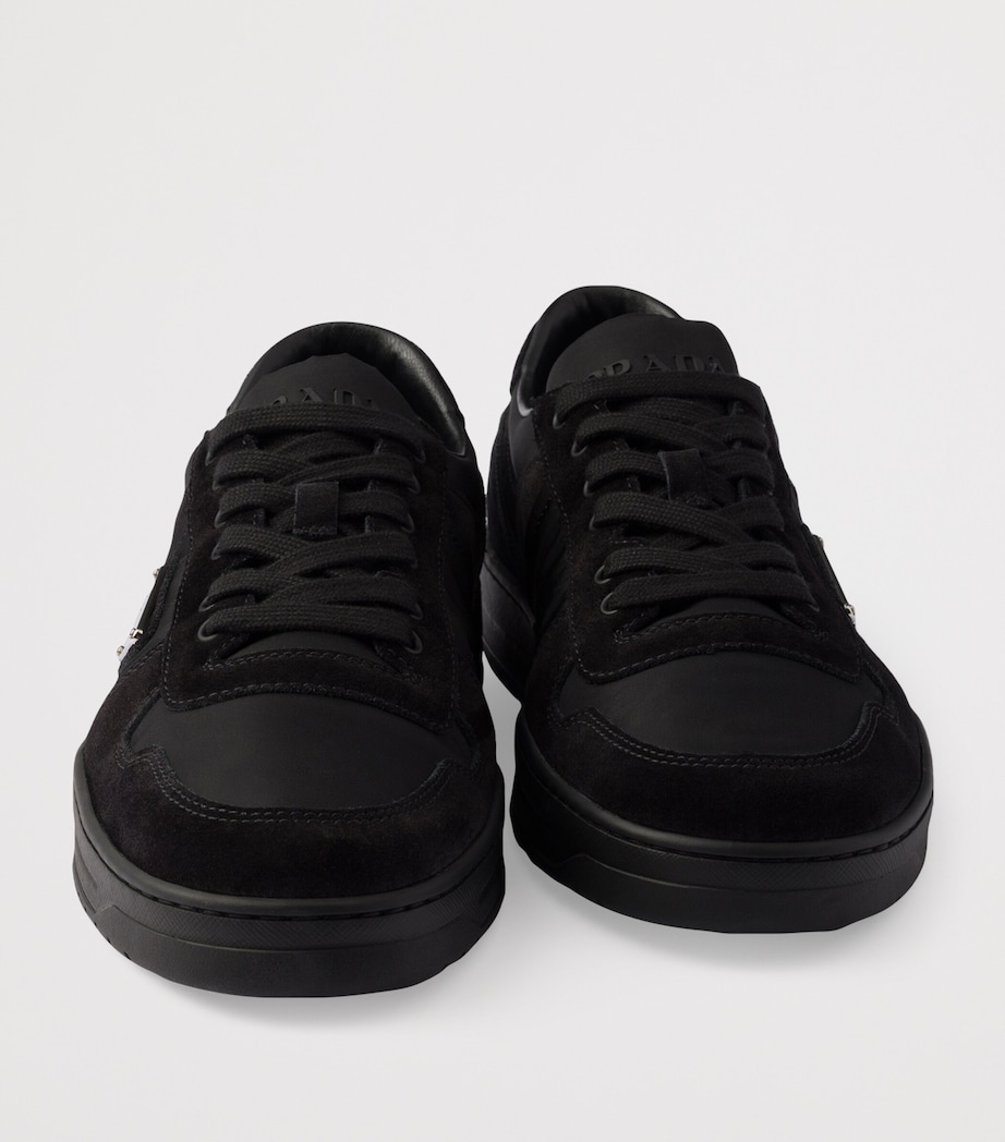 Suede and Re-Nylon Downtown Sneakers F0002 Image 6