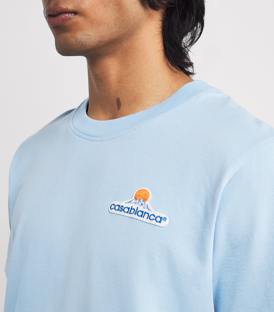 Logo Montagne Patch T-Shirt CASABLANCA MONTAGNE Image 6
