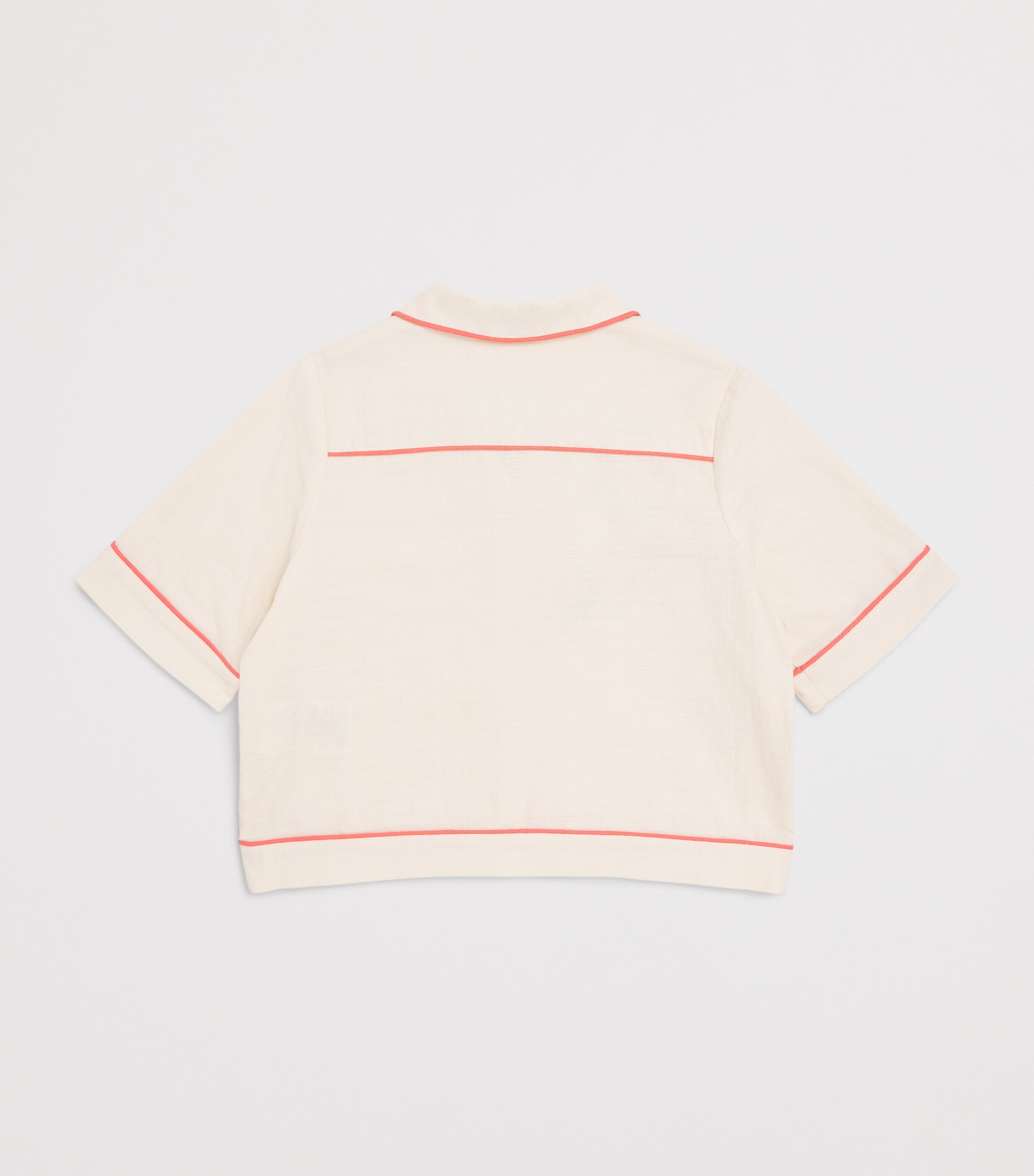 Zimmermann Kids Cotton Embroidered Aster Shirt (2-12 Years) Ivory Image 2
