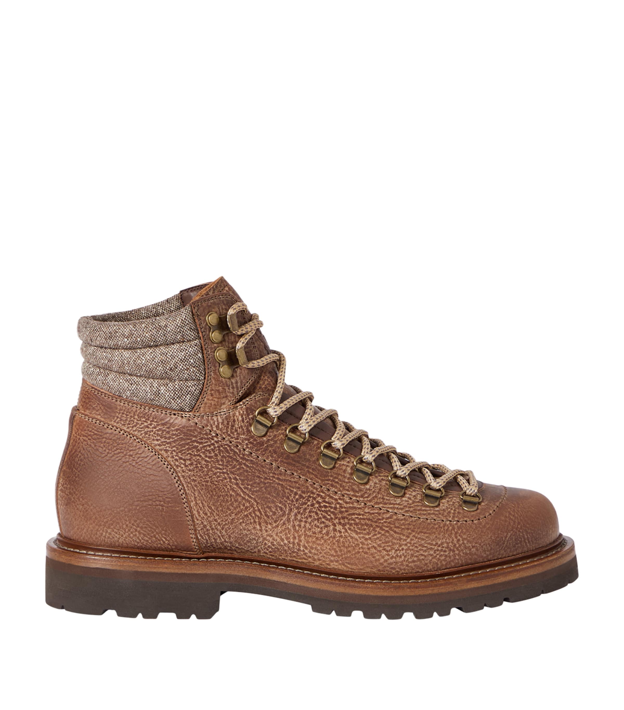 Brunello Cucinelli Leather Ankle Boots Image 1
